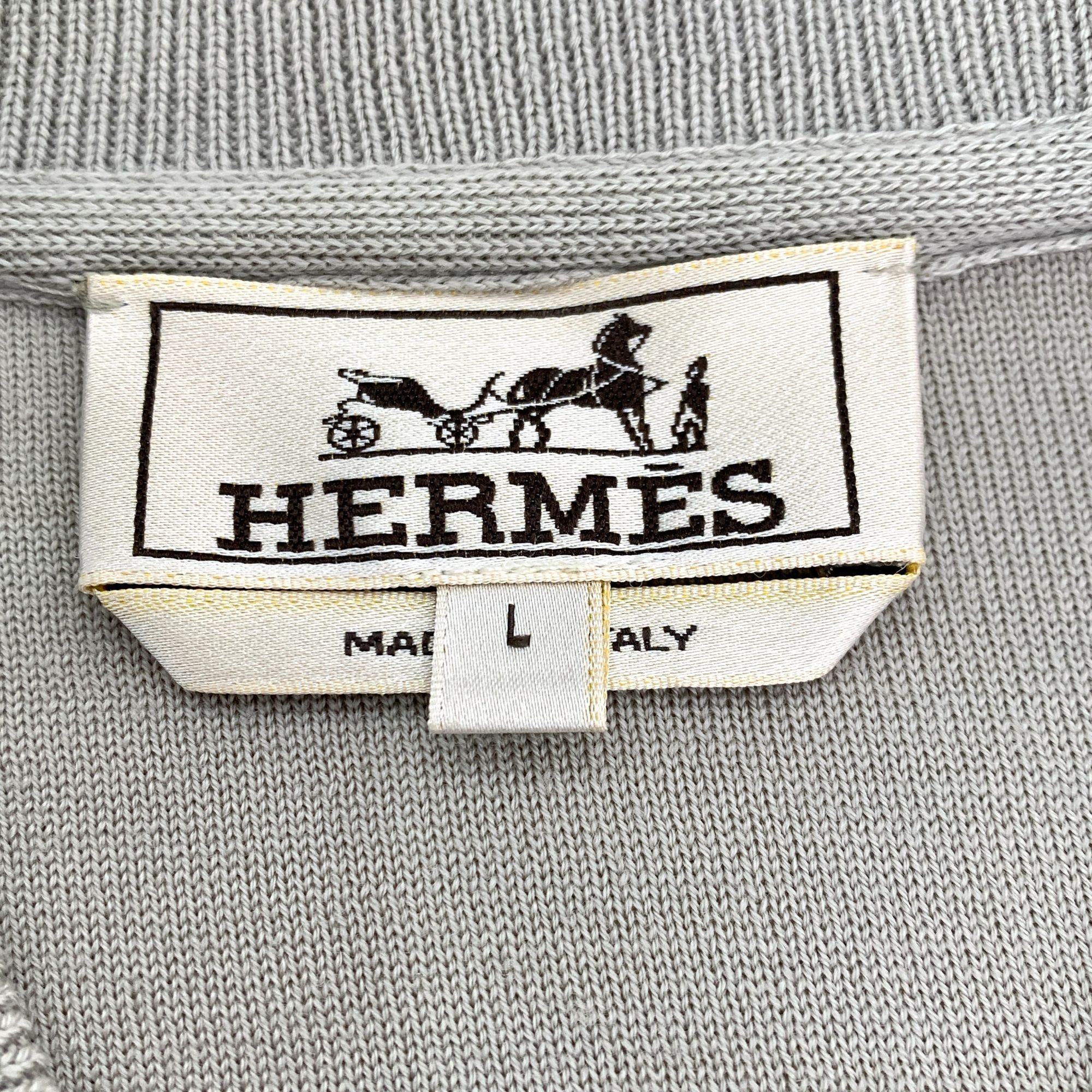 Hermes Hermès Grey Suede & Wool Baseball Jacket L Made In Italy Size US L / EU 52-54 / 3 - 2 Thumbnail