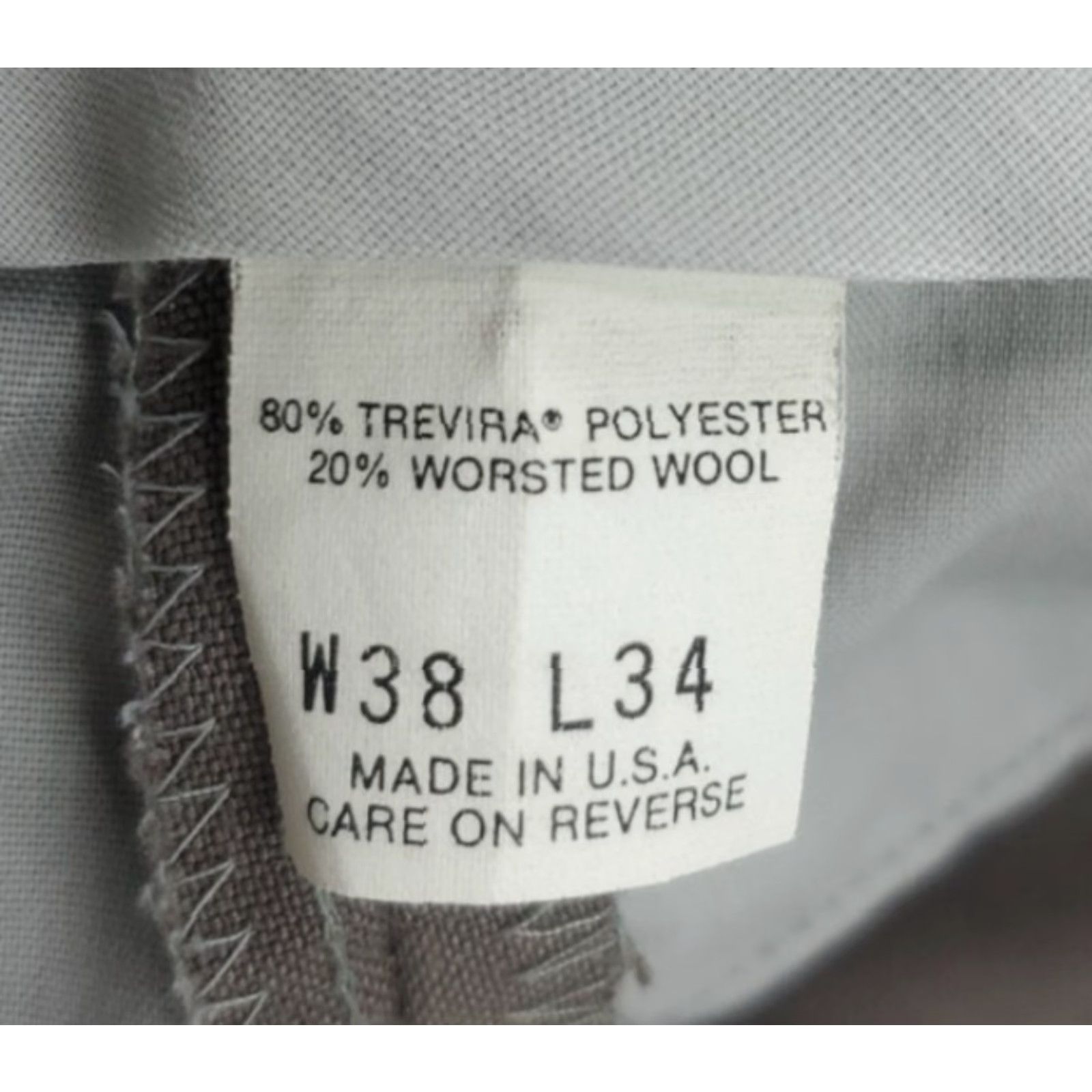 Levi's VINTAGE Levi's Travelers Dress Pants Mens 38X34 Levis Travel Slacks Trousers Brown 90s USA Size US 38 / EU 54 - 5 Thumbnail