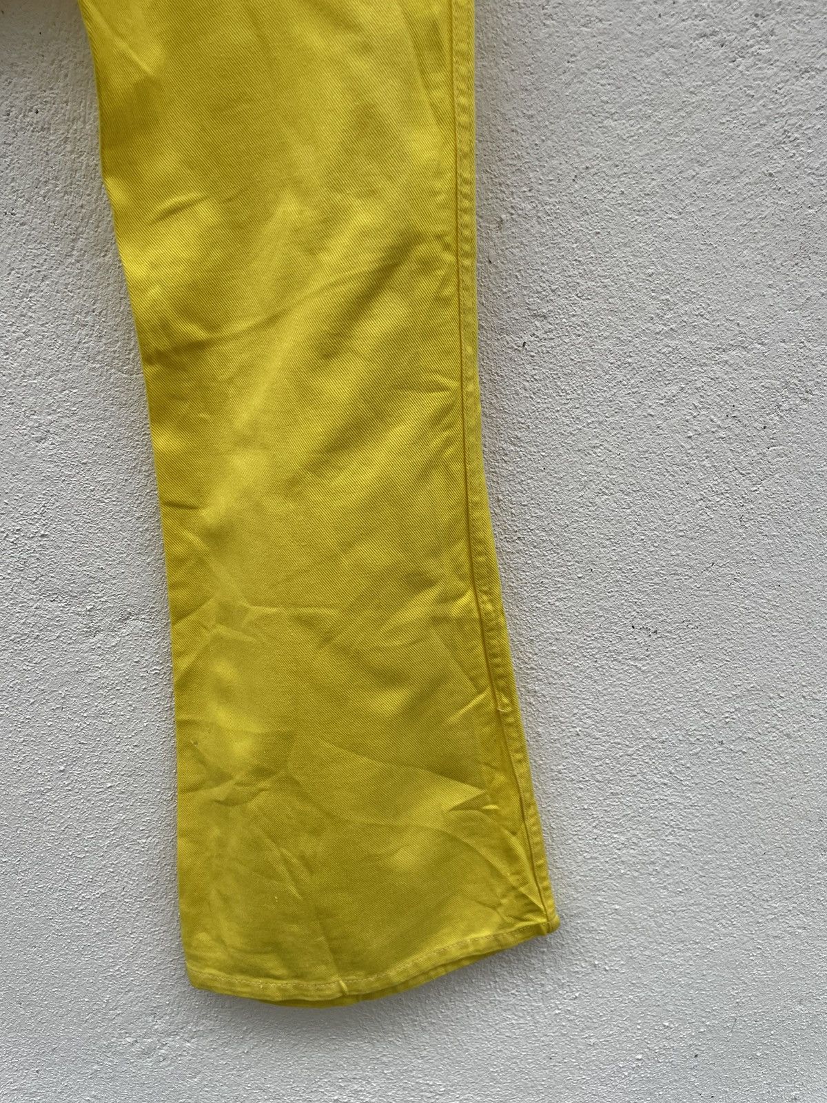 Japanese Brand Vintage Flare Big Vale Jeans Fashion Yellow Size US 30 / EU 46 - 12 Thumbnail