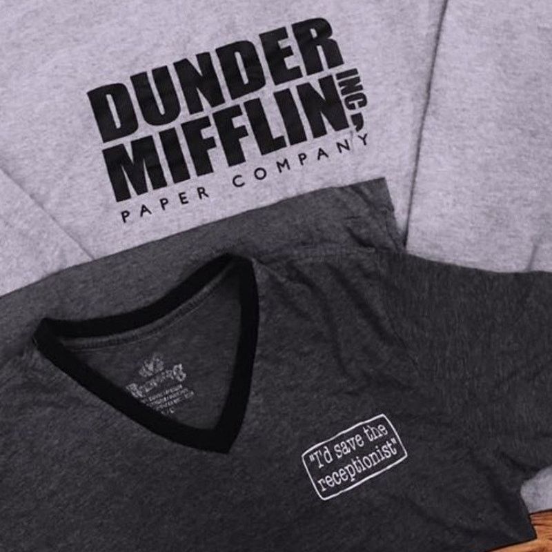Other Dunder Mifflin Sweatshirt/I'd Save The Receptionist Jim/Pam Size S / US 4 / IT 40 - 3 Thumbnail