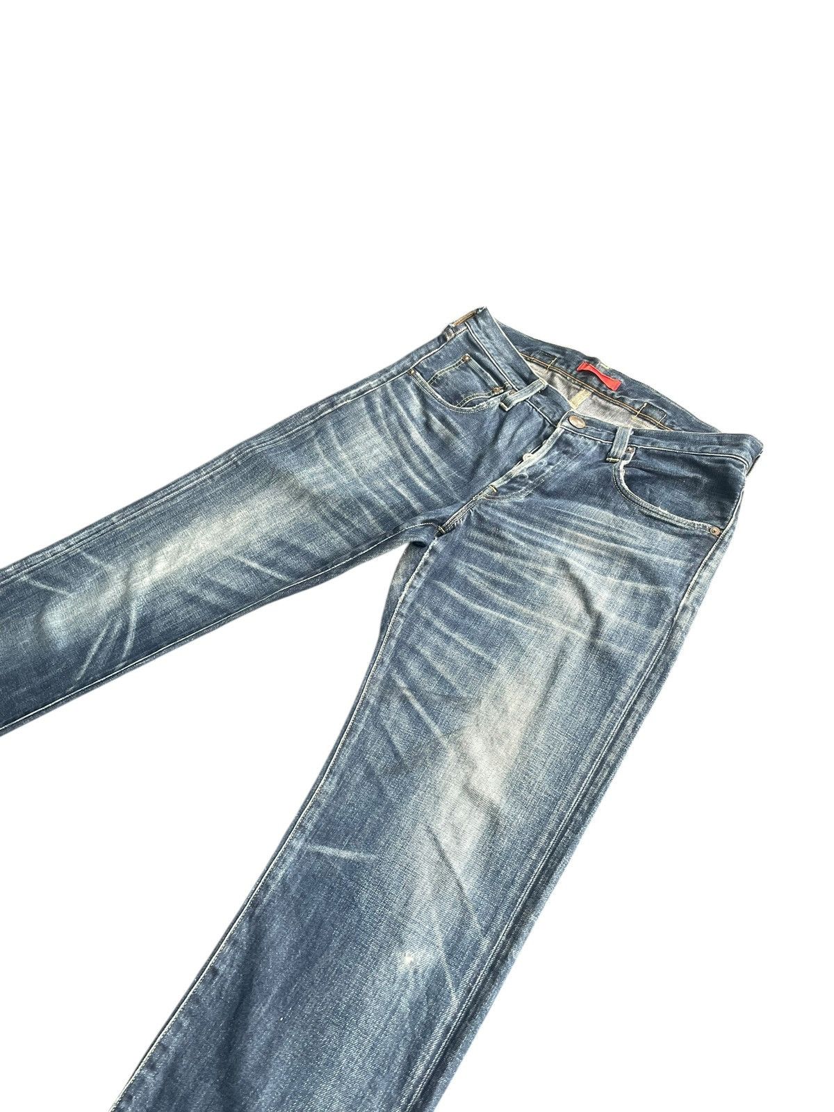 Japanese Brand Red Card Japan Denim Size US 32 / EU 48 - 2 Thumbnail