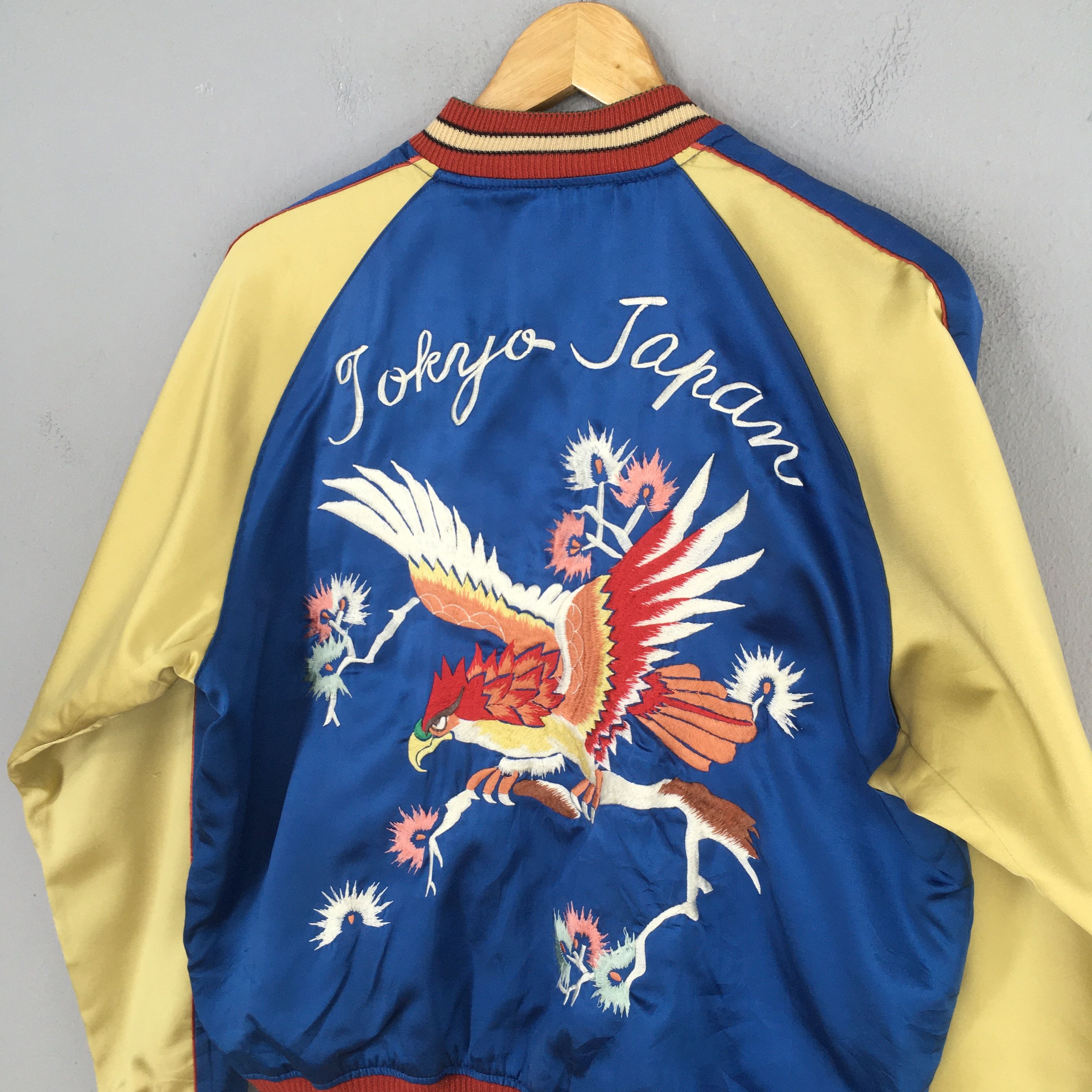 Japanese Brand Vintage Sukajan Japan Phoenix Eagle Tailor Toyo Ent Jacket M Size US M / EU 48-50 / 2 - 7 Thumbnail