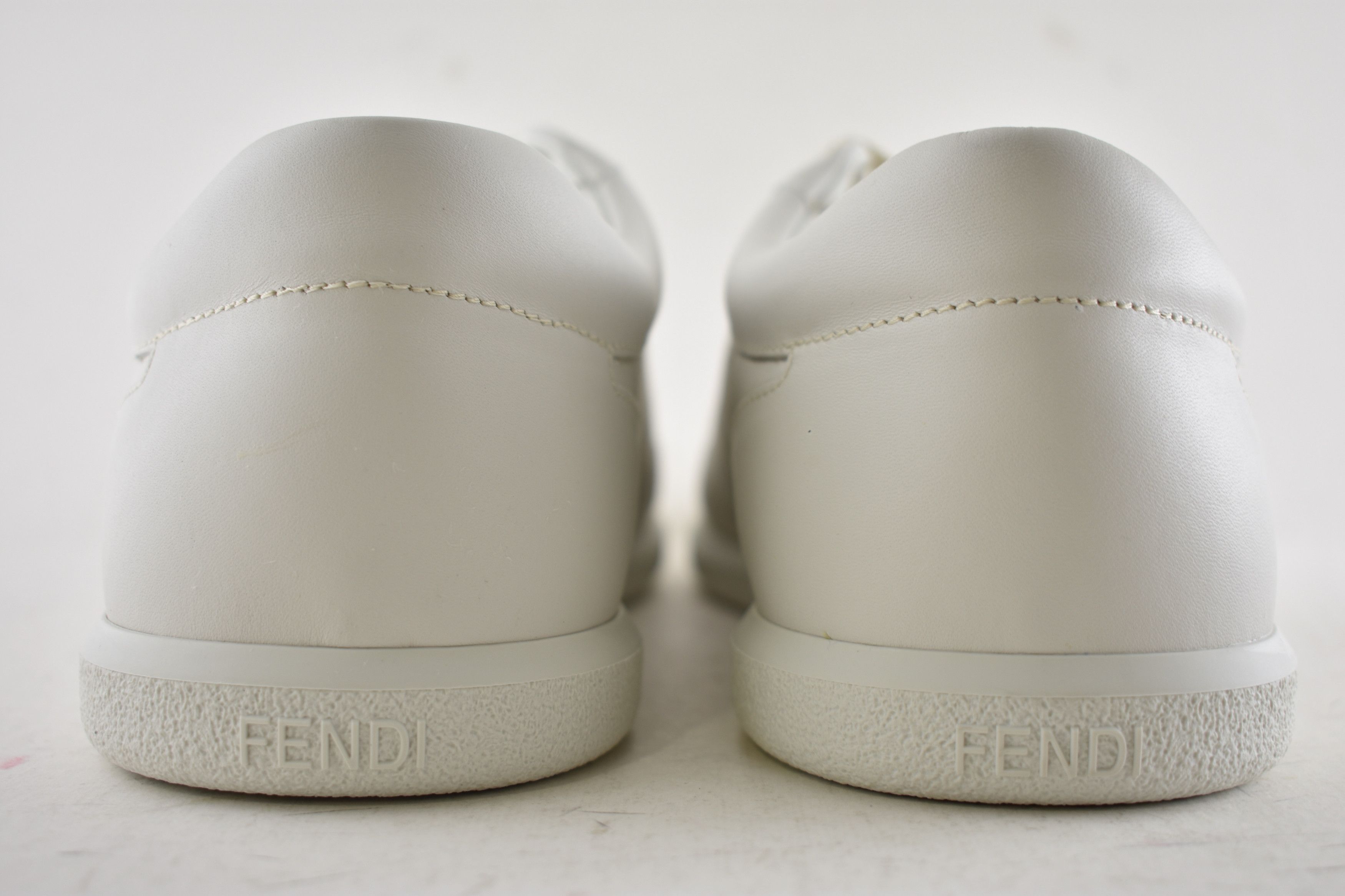 Fendi Fendi Leather Logo Classic Low Top Sneakers UK 12 US 13 Size US 13 / EU 46 - 13 Thumbnail