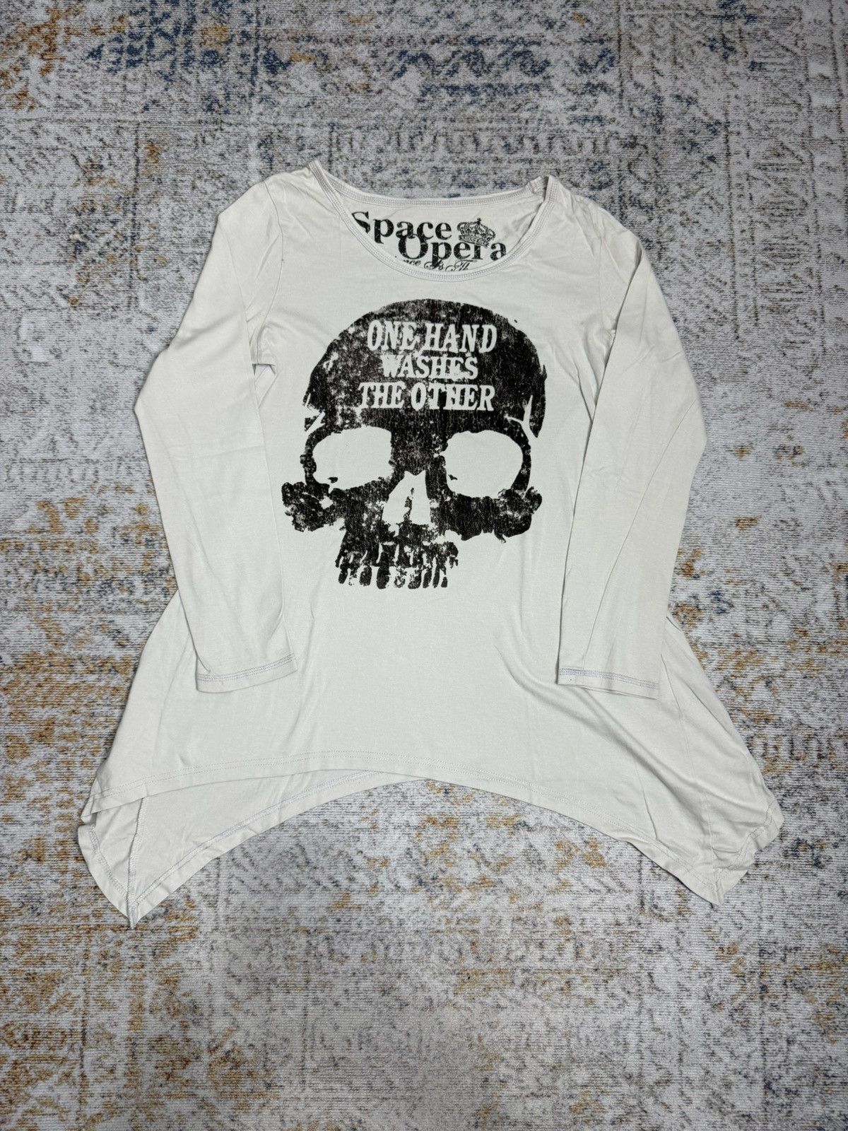 Japanese Brand Space opera skull art ifsix long sleeve Size M / US 6-8 / IT 42-44 - 1 Thumbnail