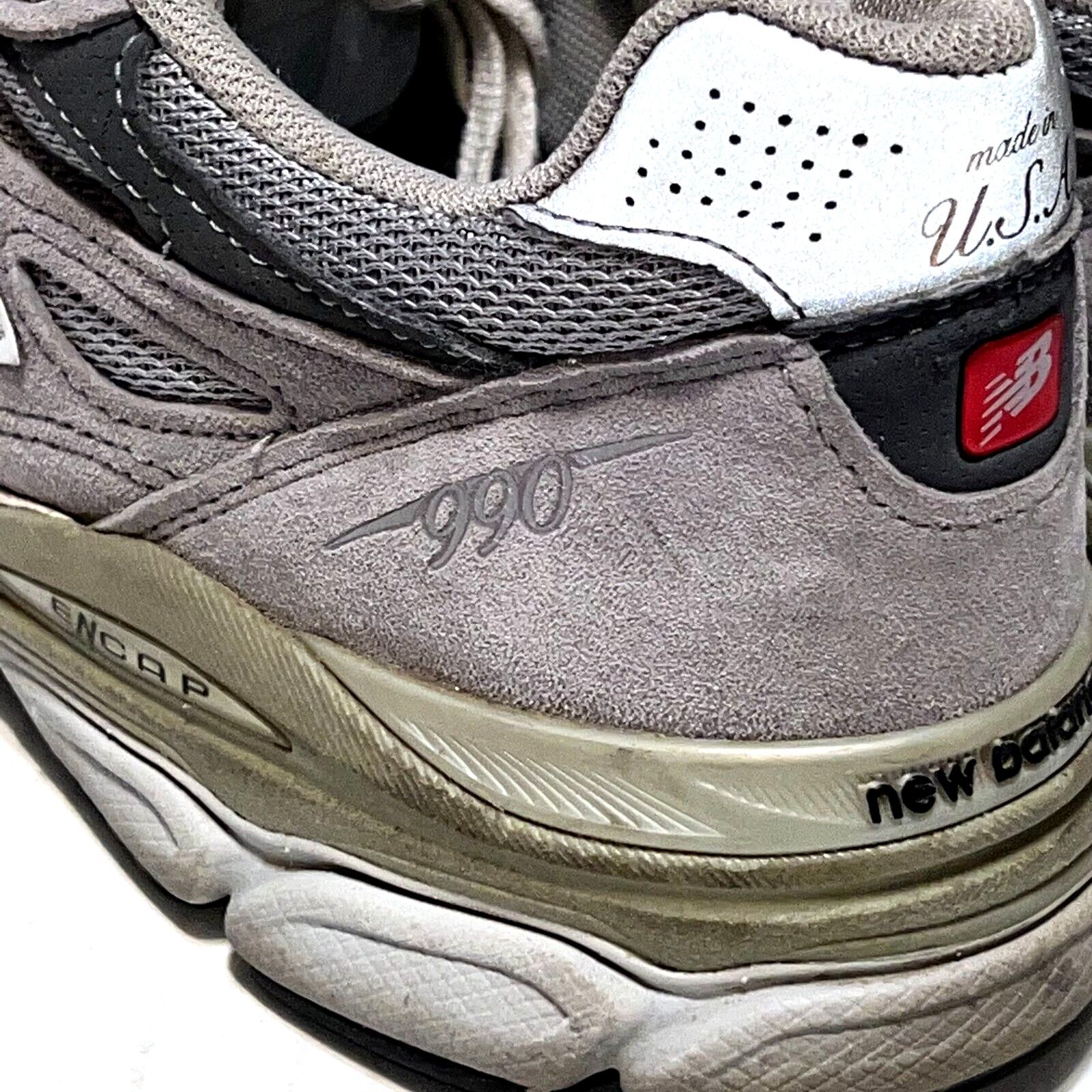 New Balance New Balance Mens 990V3 M990GL3 Gray Sneakers Size 12 D USA Size US 12 / EU 45 - 8 Thumbnail