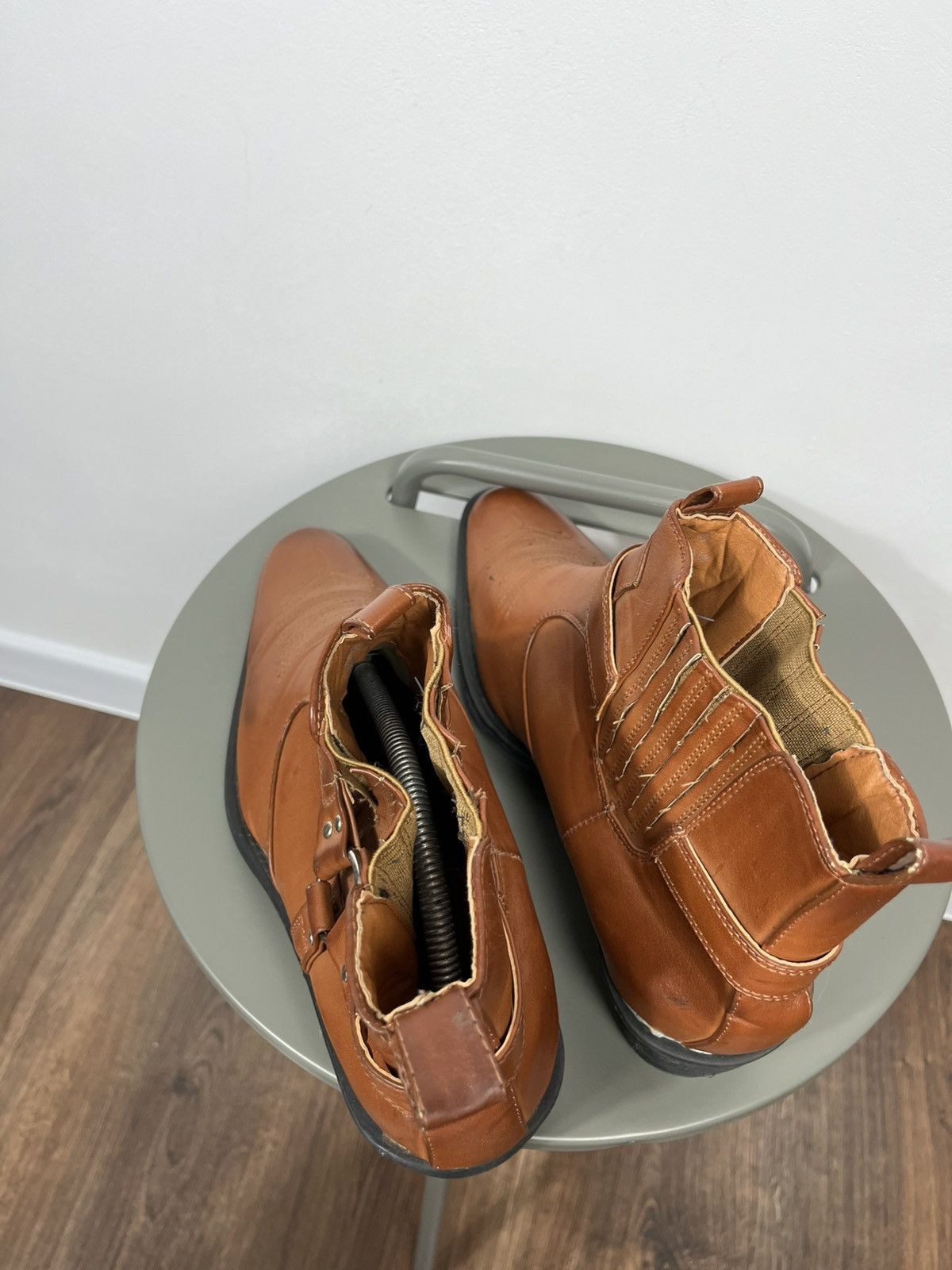 Leather Western Cowboy Leather Ankle Boots Men’s US 11 Size US 11 / EU 44 - 8 Thumbnail