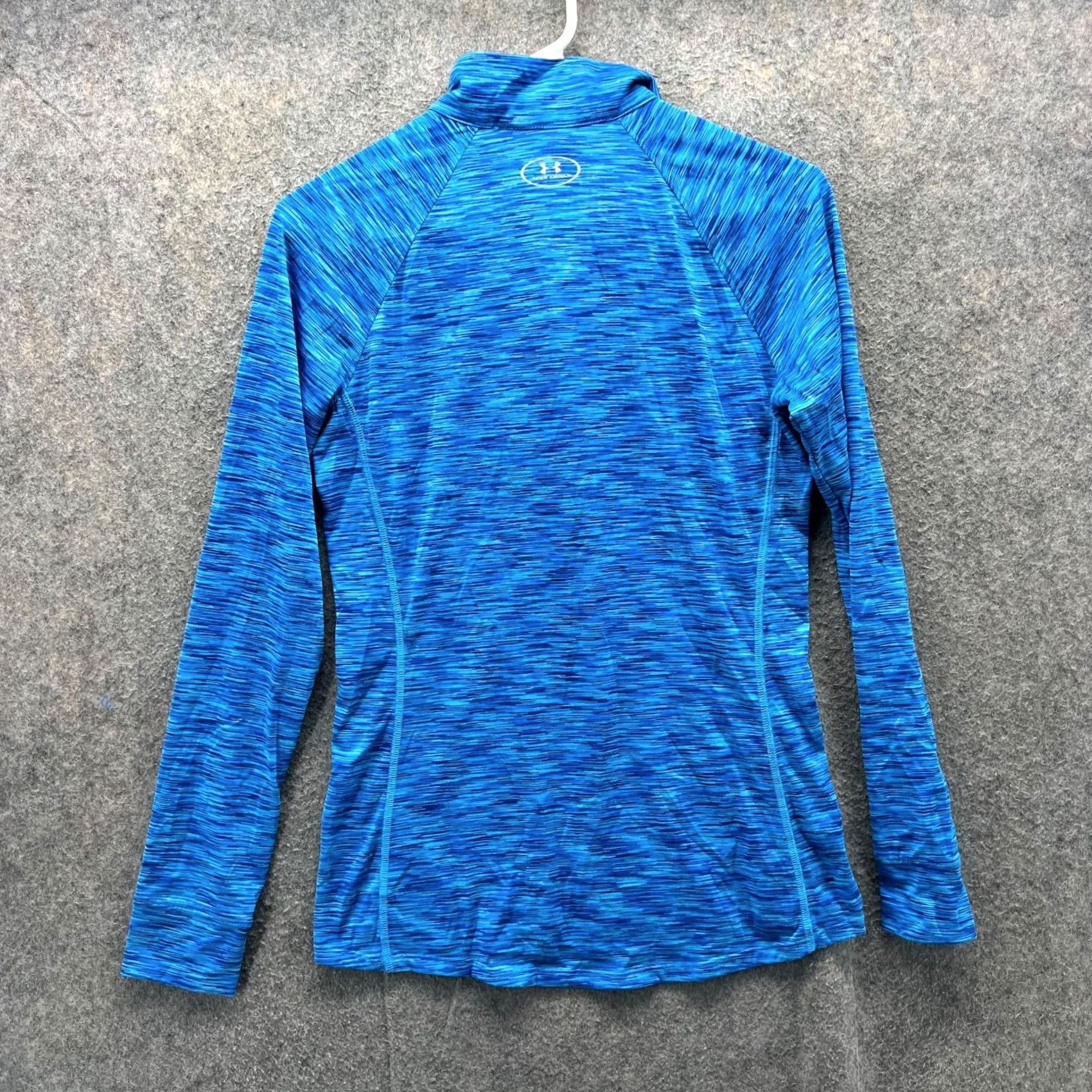 Under Armour Under Armour Sweatshirt Womens XS Blue Quarter Zip Pullover Heather Extra Small Size XS / US 0-2 / IT 36-38 - 2 Thumbnail