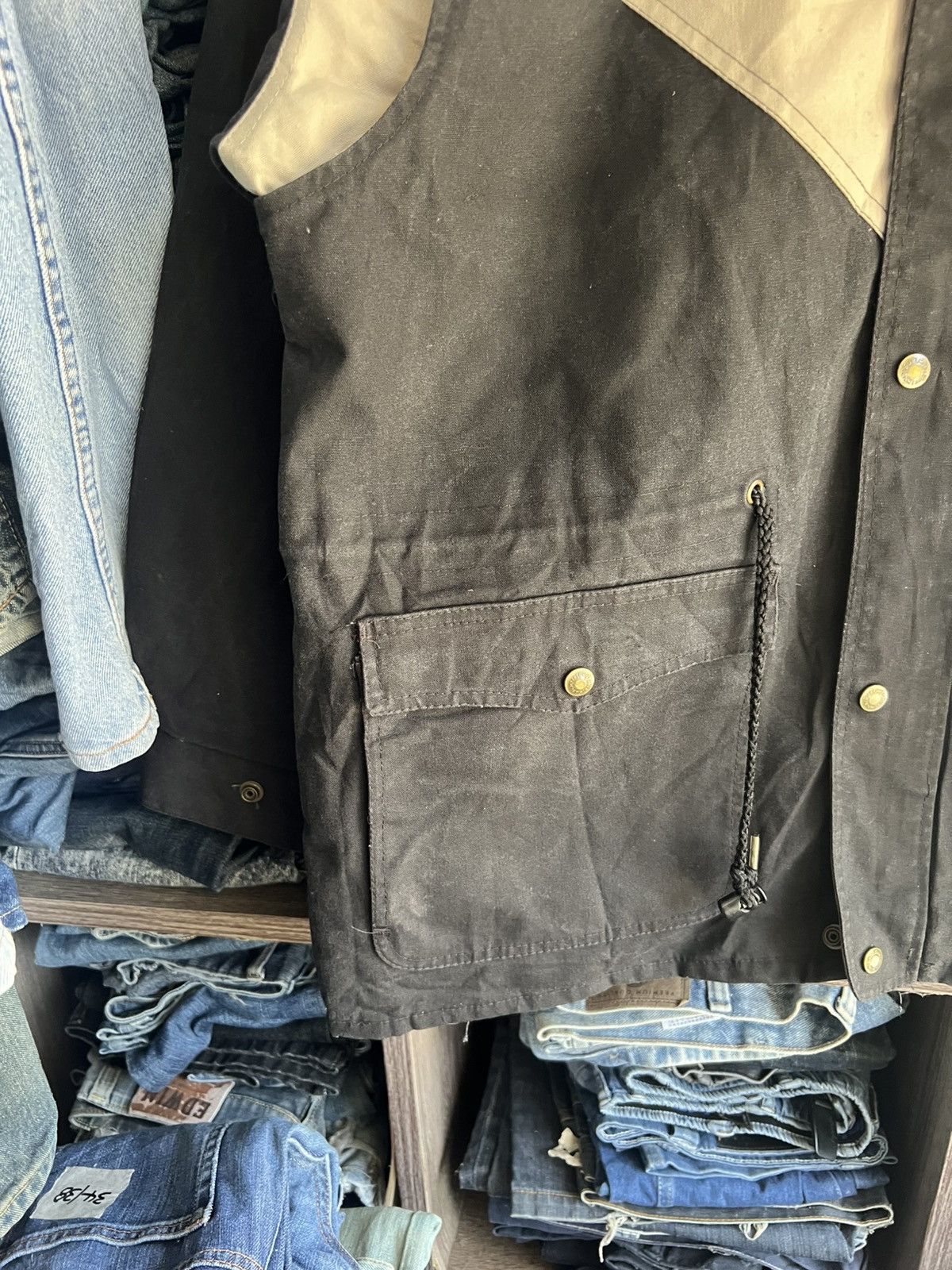 Wrangler 🔥Rare Vintage Wrangler Made in Usa Khaki Jacket Size US XL / EU 56 / 4 - 7 Thumbnail