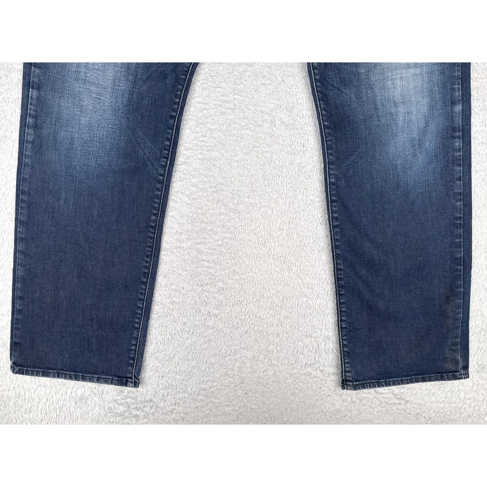 Hugo Boss Hugo Boss Kansas Jeans Mens 38x32 Blue Stretch Denim Straight Leg Pants Logo 90s Special Size US 38 / EU 54 - 2 Thumbnail