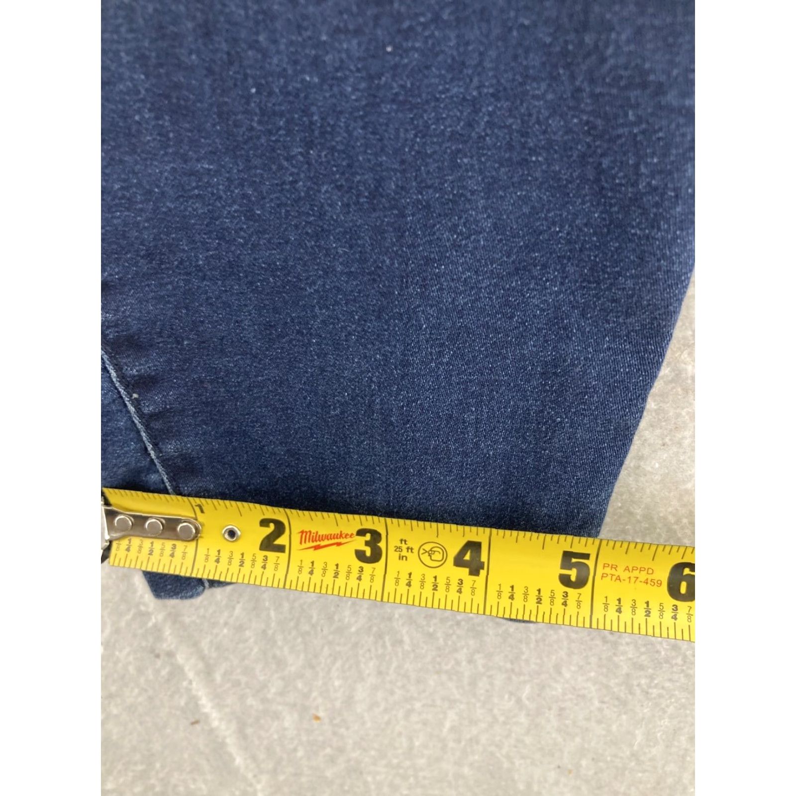Nine West Nine West Jeans Womens 6 Pull On Skinny Denim Jeans Blue 30 Inseam 31 Inseam Dark Wash Regular Size 6 Rise Mid Bohemian Style Skinny Womens Jeans Size 30" / US 8 / IT 44 - 7 Thumbnail