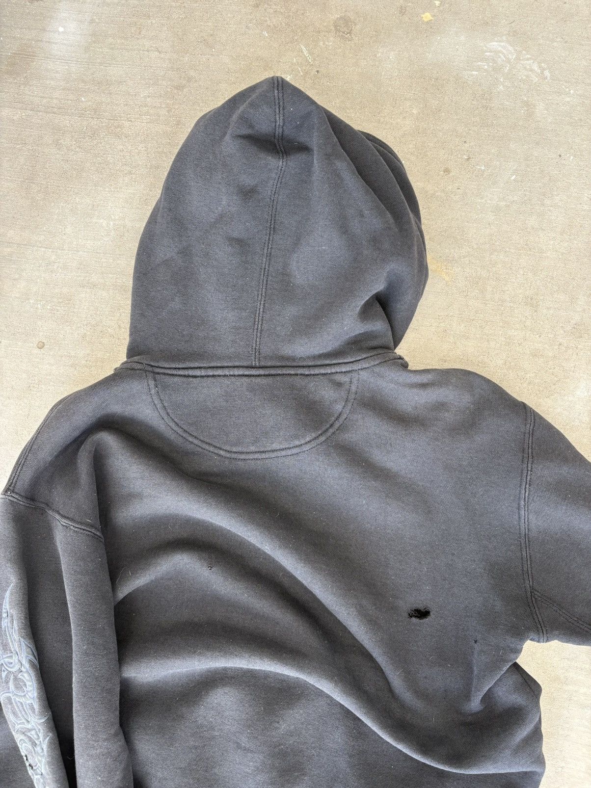 JNCO × Vintage Jnco tribal hoodie 3m flame sleeves y2k emo 90s Size US L / EU 52-54 / 3 - 2 Thumbnail