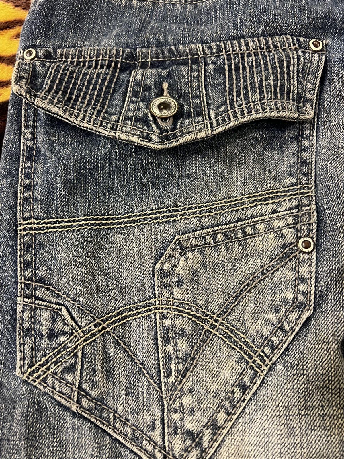 Rocawear × Vintage Y2K Rocawear R+ Baggy Jeans Size US 34 / EU 50 - 5 Thumbnail