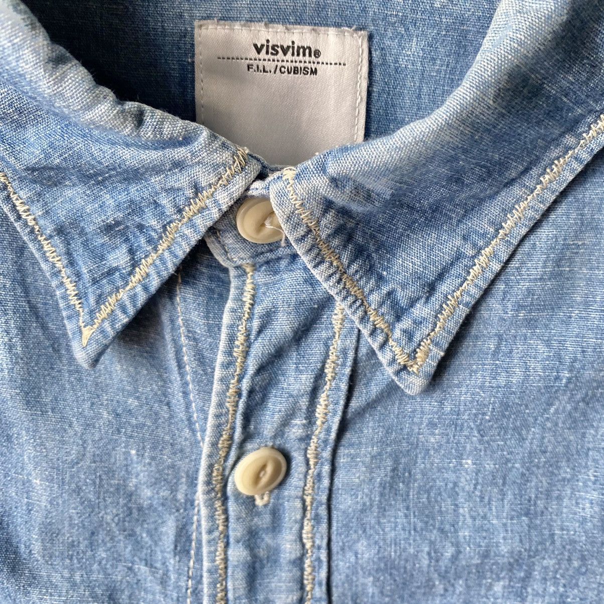 Visvim Visvim SS13 Deadwood Chambray Shirt Size US S / EU 44-46 / 1 - 14 Thumbnail