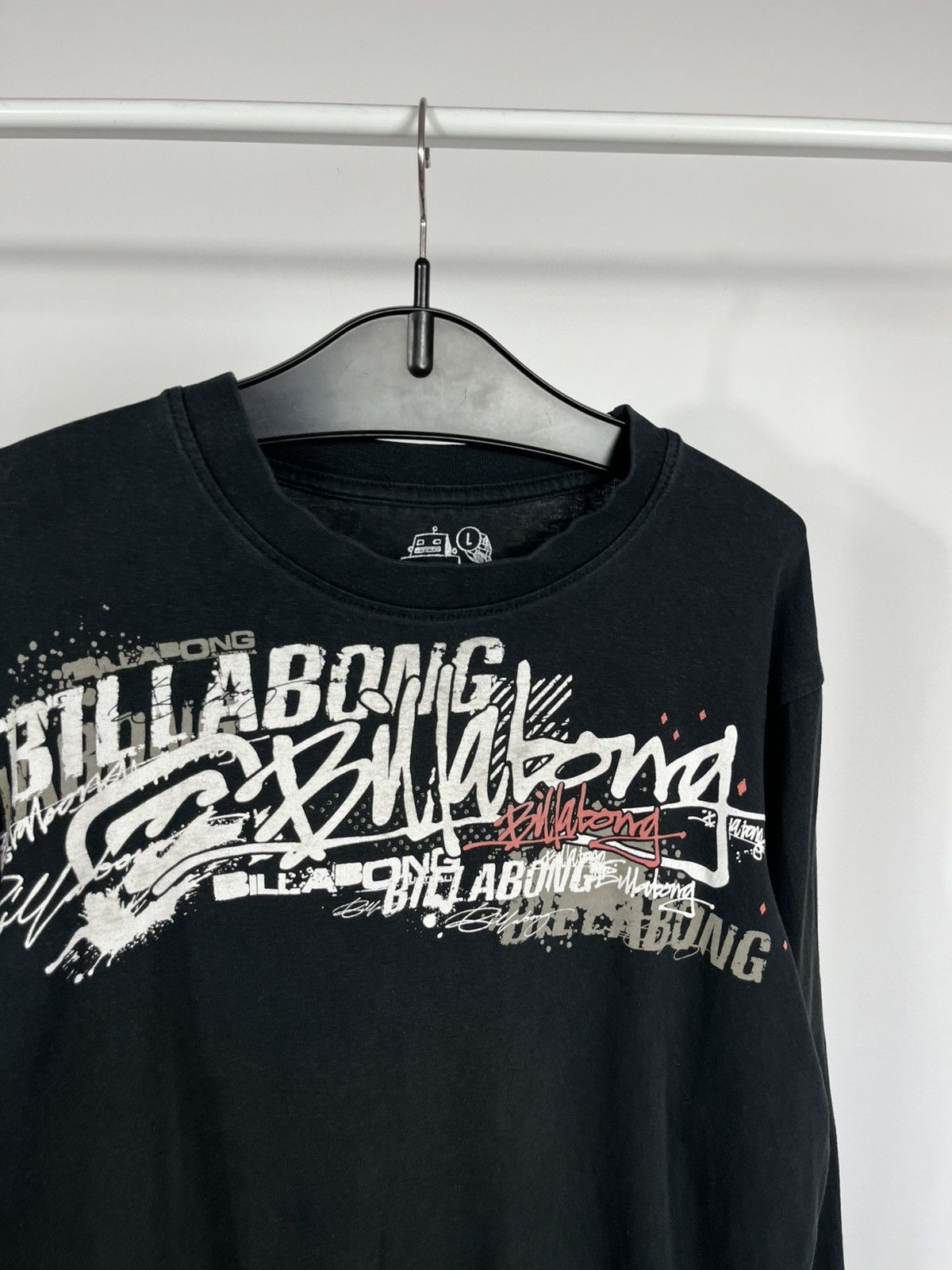 Billabong Billabong Black Long Sleeve Surf Graphic Tee Size L Size US L / EU 52-54 / 3 - 3 Thumbnail