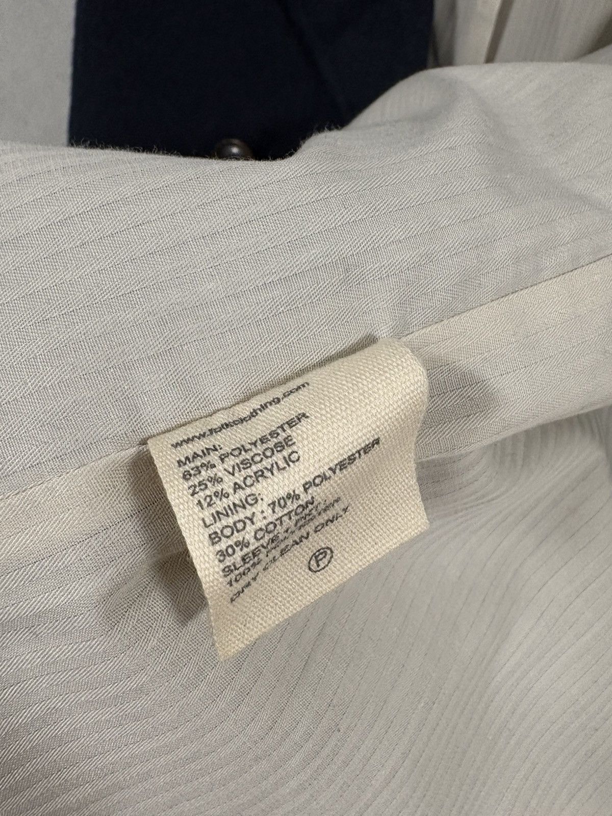 Folk Folk Double-breasted Pea Coat Dark Blue Sz: 3/M Front Pocket Size US M / EU 48-50 / 2 - 9 Thumbnail