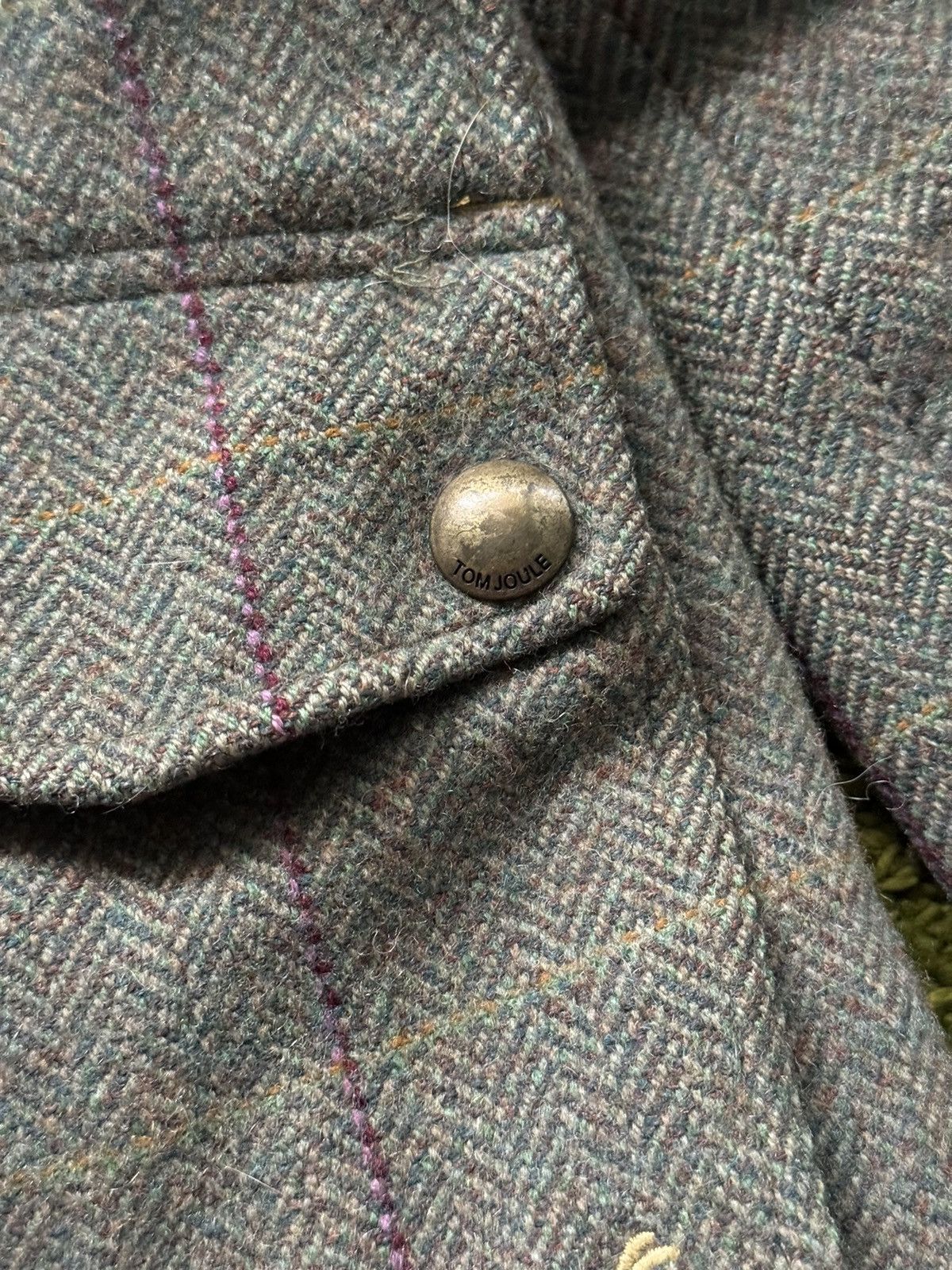 Designer × Vintage Tom Joule 2000s vintage tweed jacket Size XL / US 12-14 / IT 48-50 - 5 Thumbnail