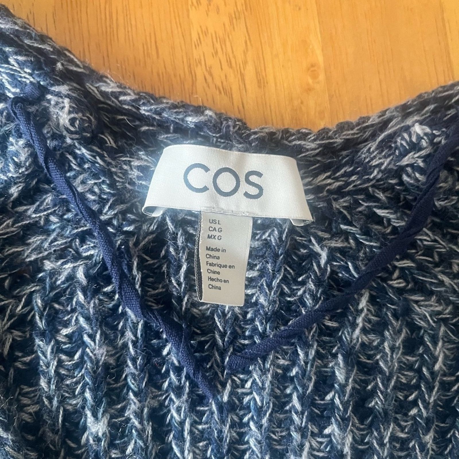 Cos COS oversized heavy weight chunky knit sweater, size Large Size L / US 10 / IT 46 - 3 Thumbnail
