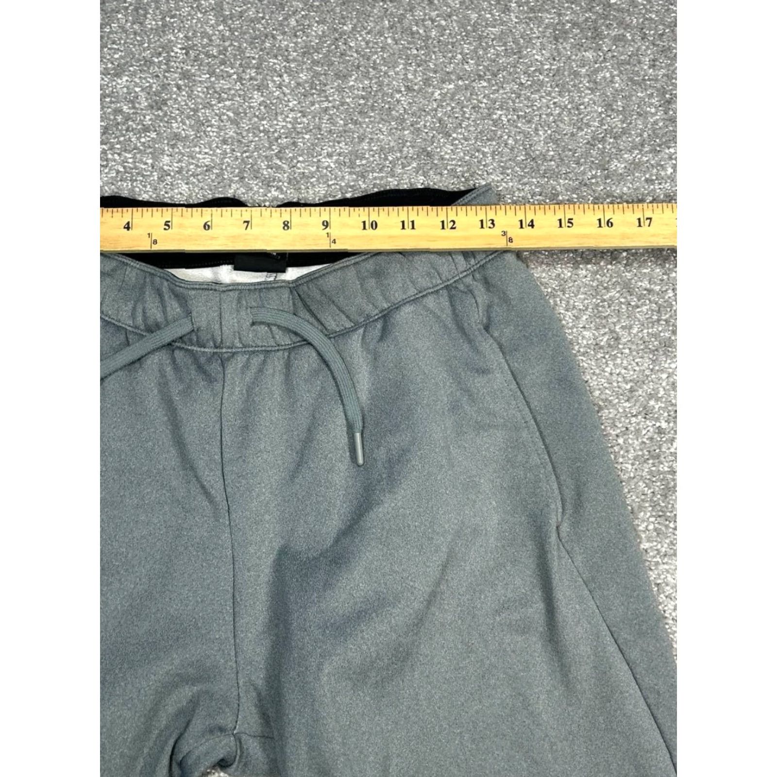 Nike Nike Sweatpants Mens Small Gray Stretch Mid Rise Drawstring Sportswear Workout Size US 27 - 3 Thumbnail