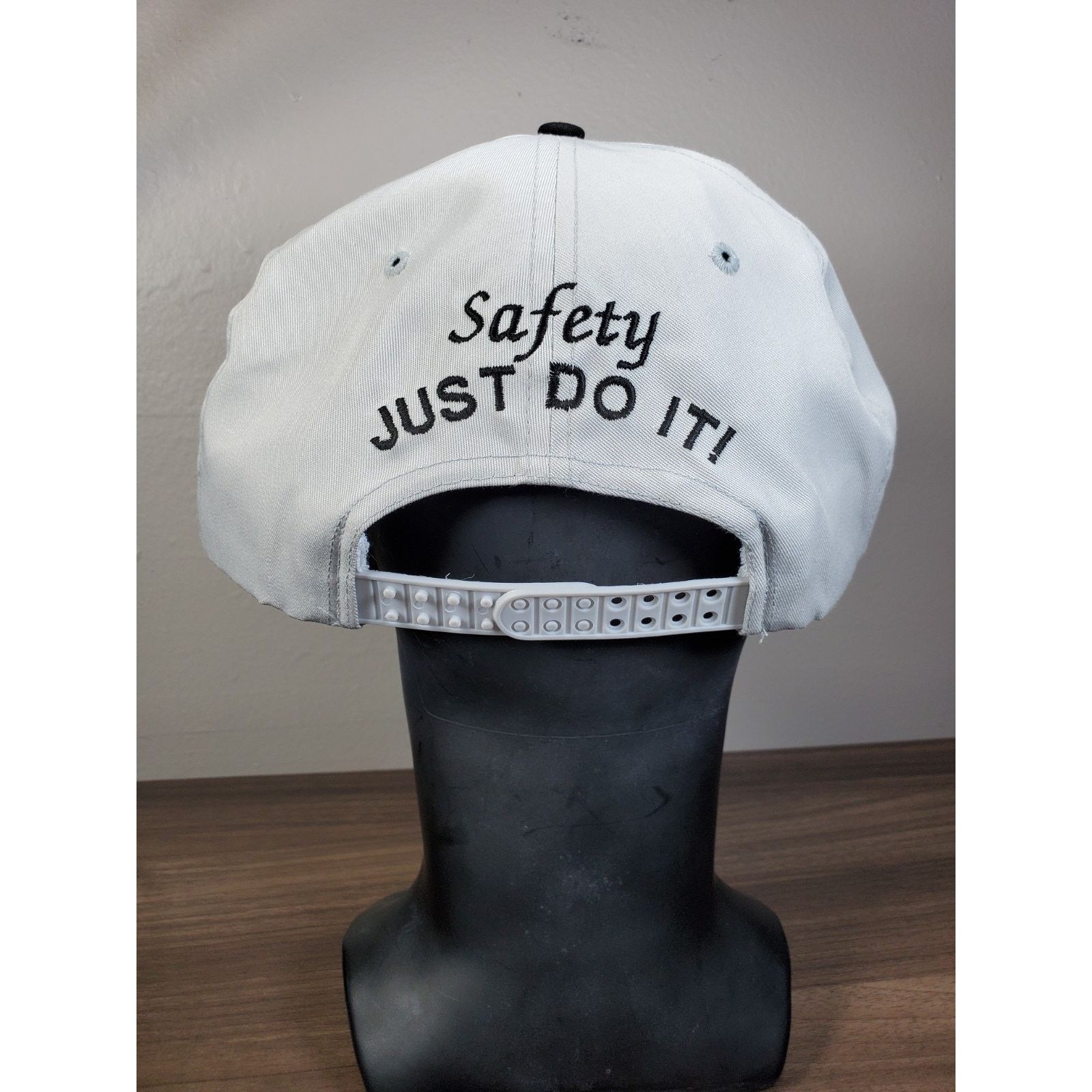 Vintage WEITZ Hat Snapback Cap Trucker Safety "Just Do It" Two Tone Size ONE SIZE - 4 Thumbnail