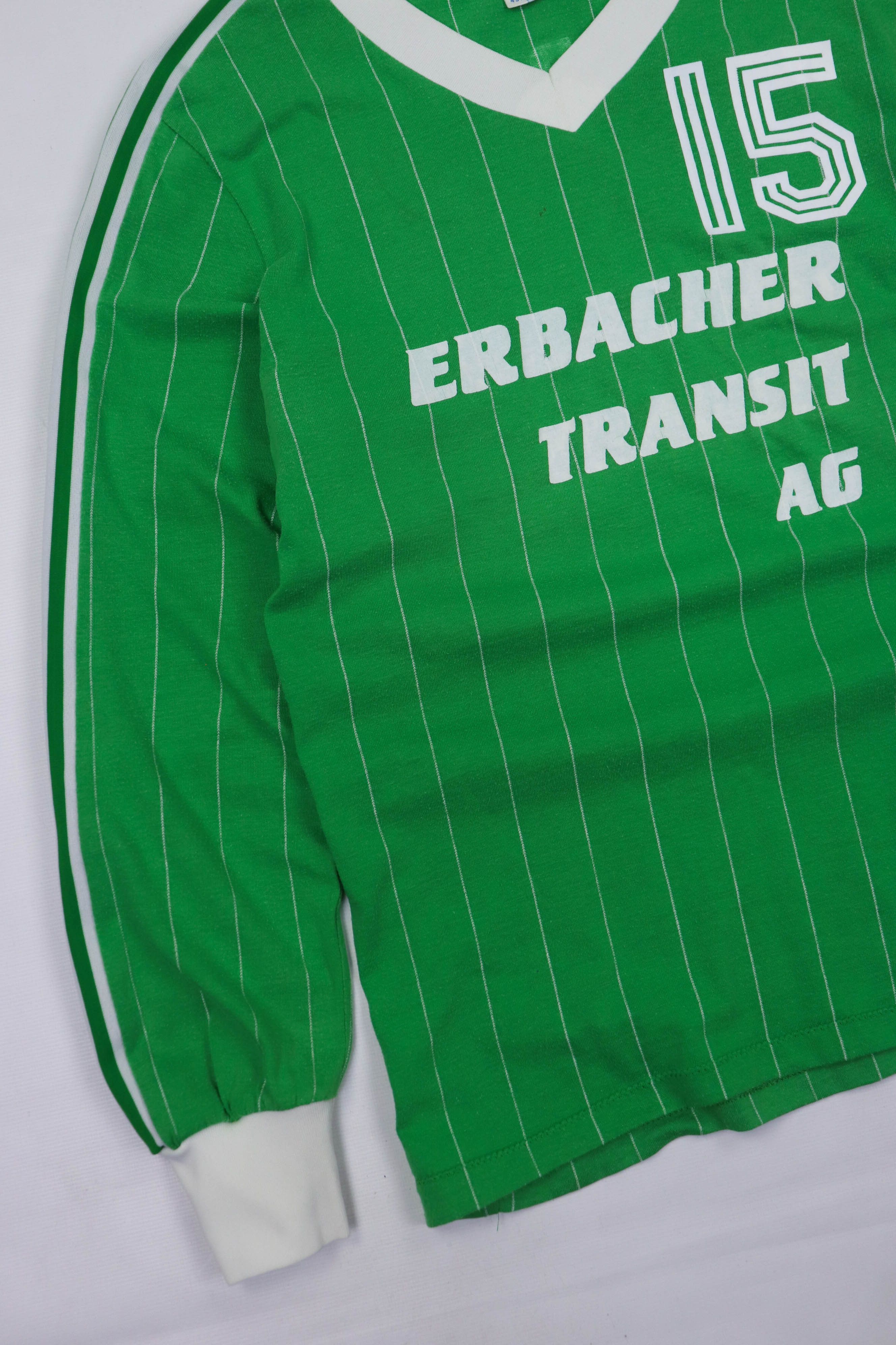 Adidas 70-80s Vintage Adidas Ventex Made in France LS Soccer Shirt Size US M / EU 48-50 / 2 - 4 Thumbnail