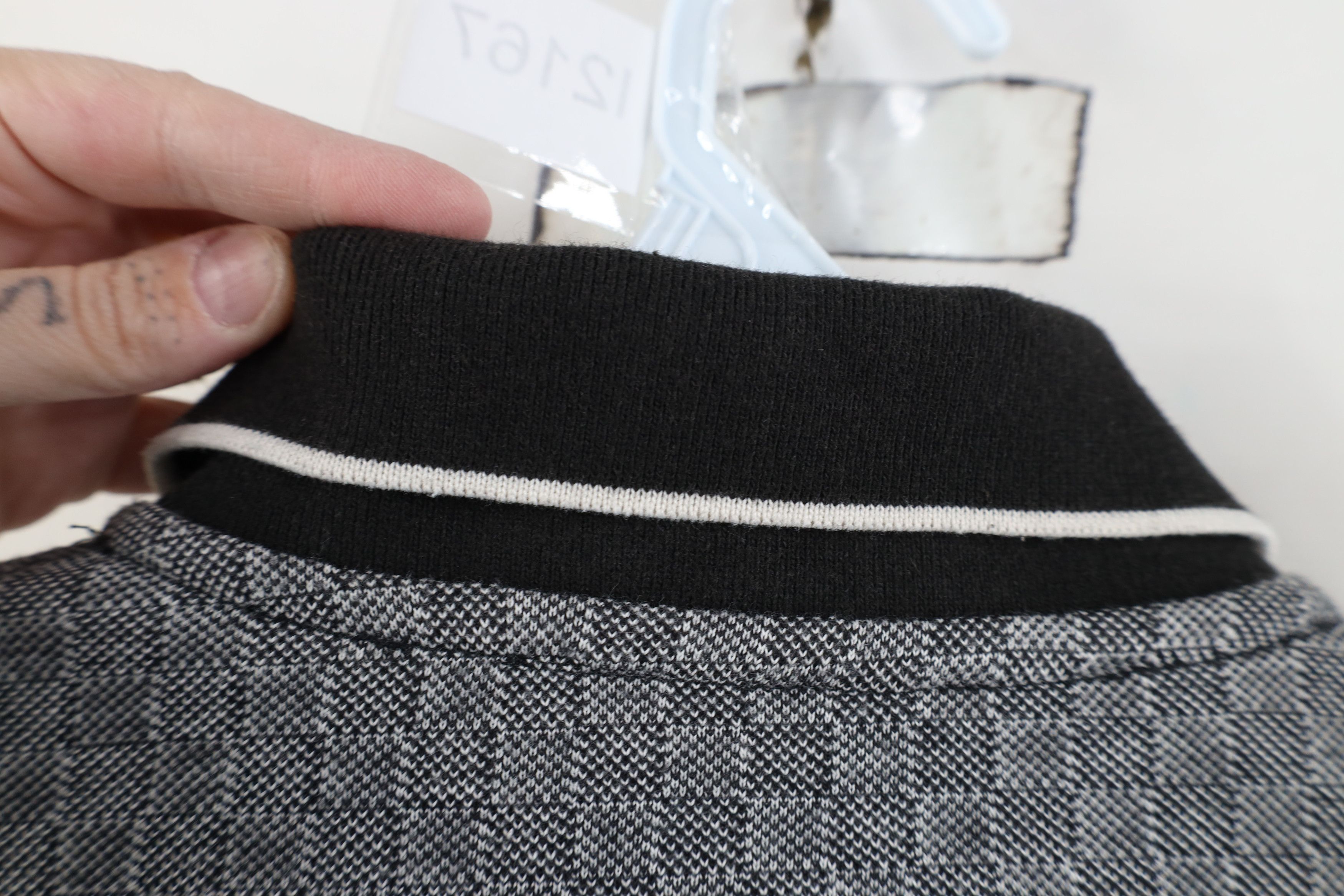 Vintage Vintage 90s Streetwear Checkered Knit Collared Pullover Polo Size US M / EU 48-50 / 2 - 8 Thumbnail