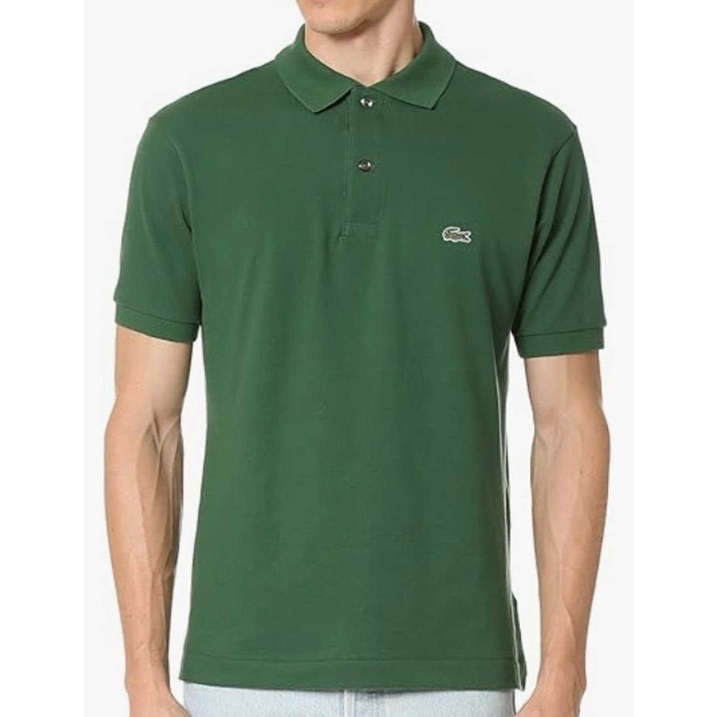 Lacoste Lacoste Mens Short Classic Chine L.12.12 Polo Shirt L Balm S Size US S / EU 44-46 / 1 - 1 Thumbnail