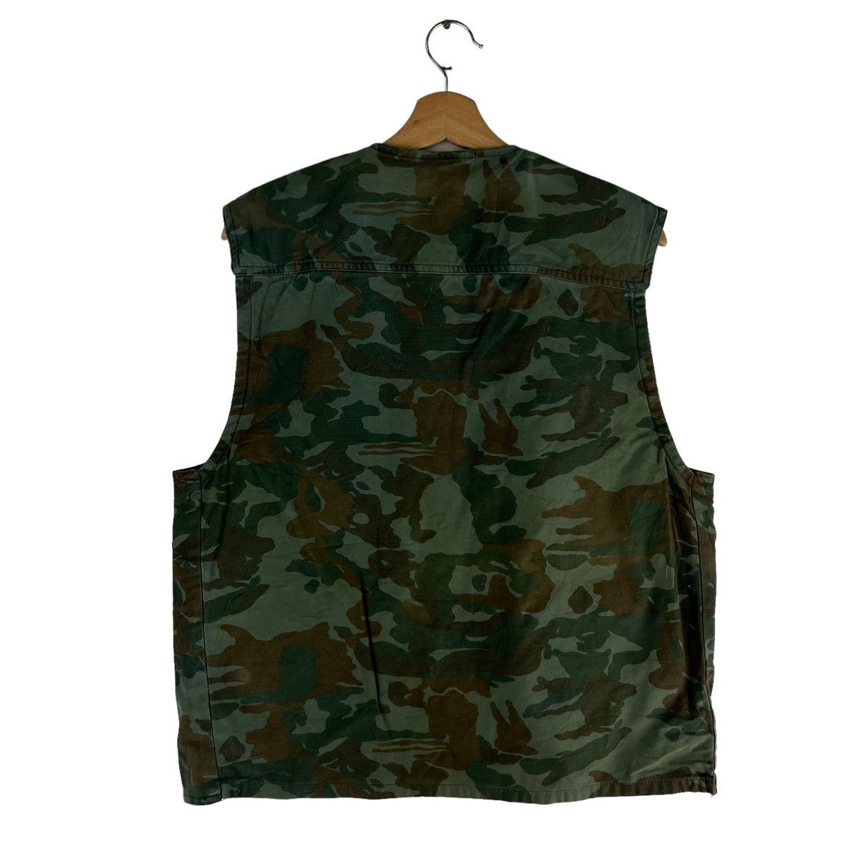 Japanese Brand 🔥VINTAGE BIKER VEST UTILITY MULTI POCKET CARGO RUCK DAM Size US L / EU 52-54 / 3 - 4 Thumbnail