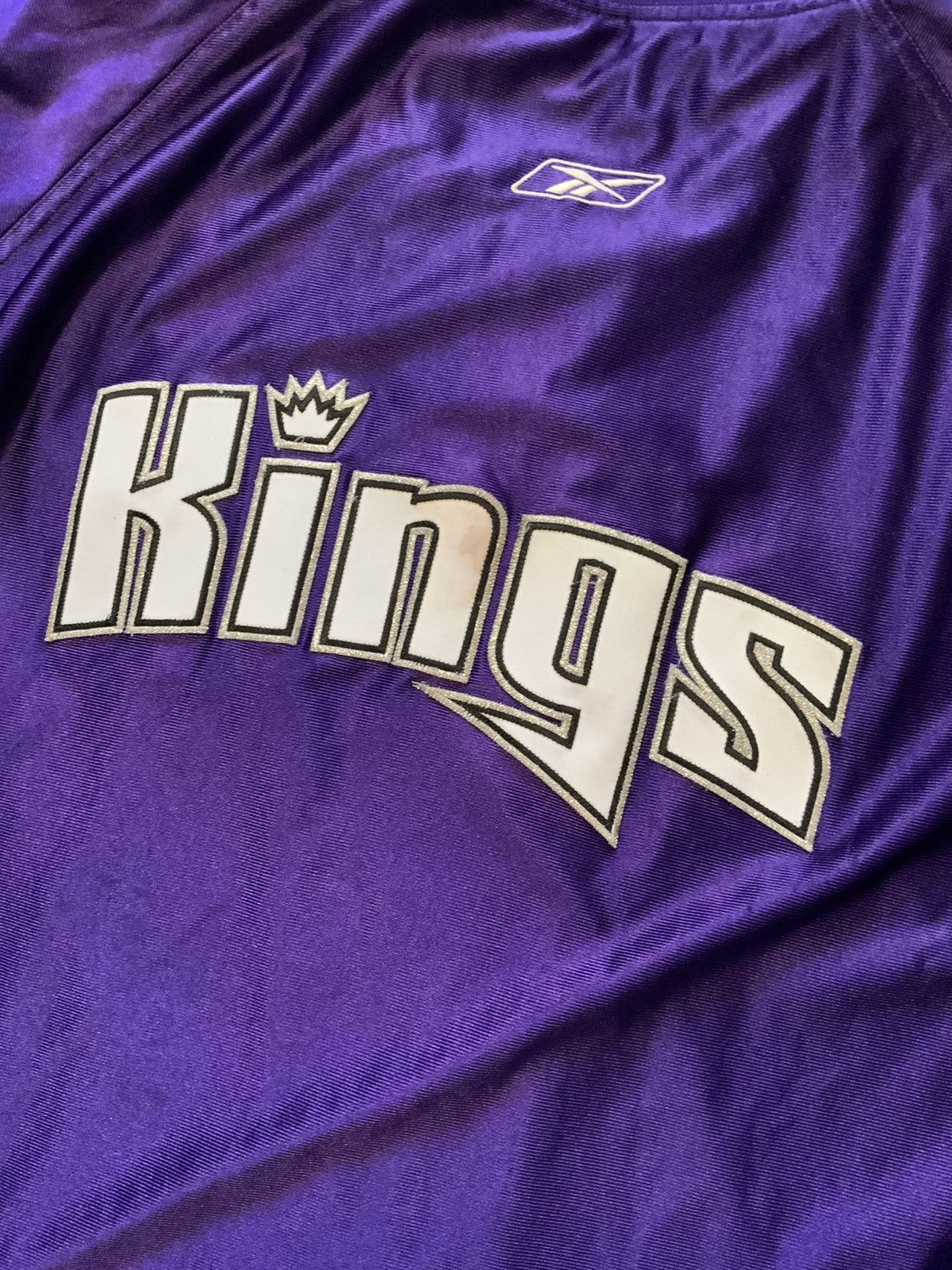 NBA × Reebok × Vintage VTG Sacramento Kings Player Issue Warm Up Shooting Jacket Size US XXL / EU 58 / 5 - 10 Thumbnail