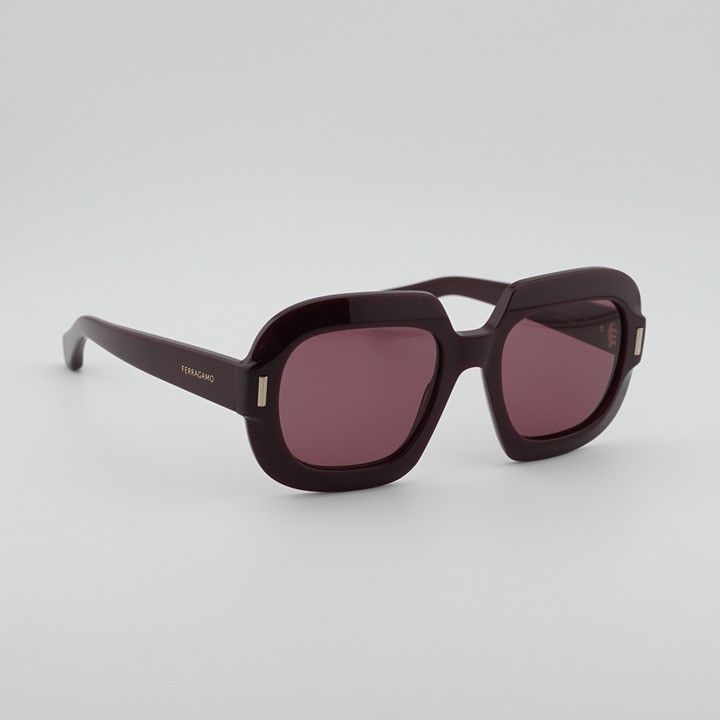 Salvatore Ferragamo Salvatore Ferragamo SF2068SE 606 Sunglasses Burgundy Frame Size ONE SIZE - 6 Thumbnail
