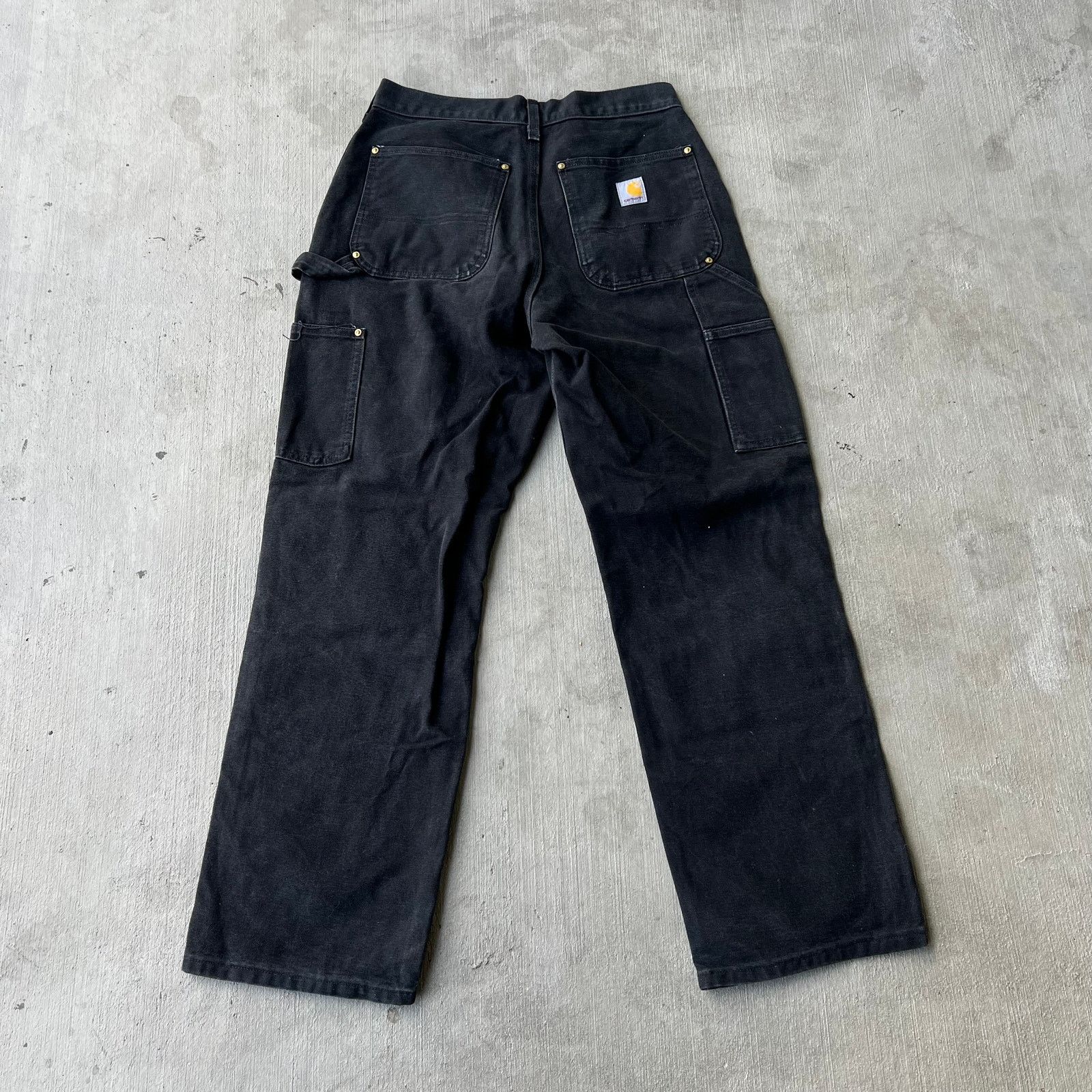 Carhartt × Vintage Carhartt black double knee work wear carpenter pants Size US 30 / EU 46 - 4 Thumbnail