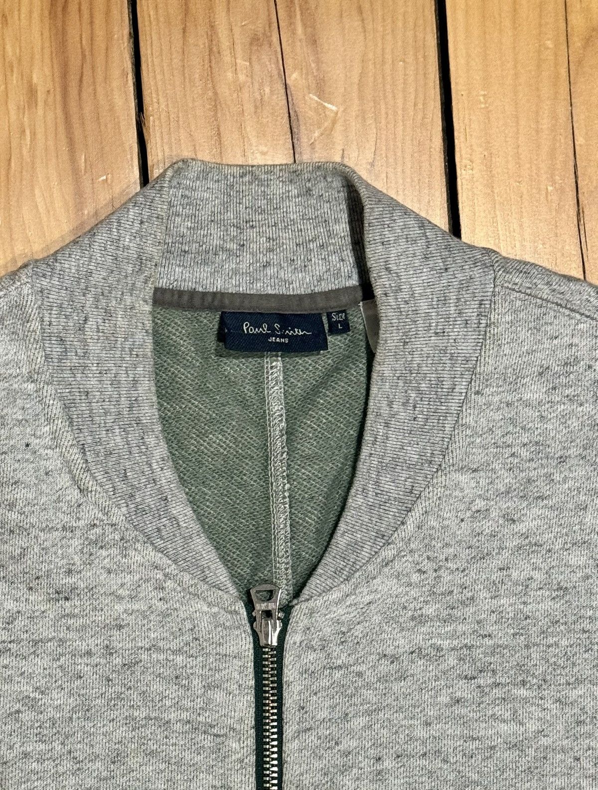 Paul Smith Paul Smith Grey Zip Jacket Size Large Size US L / EU 52-54 / 3 - 2 Thumbnail