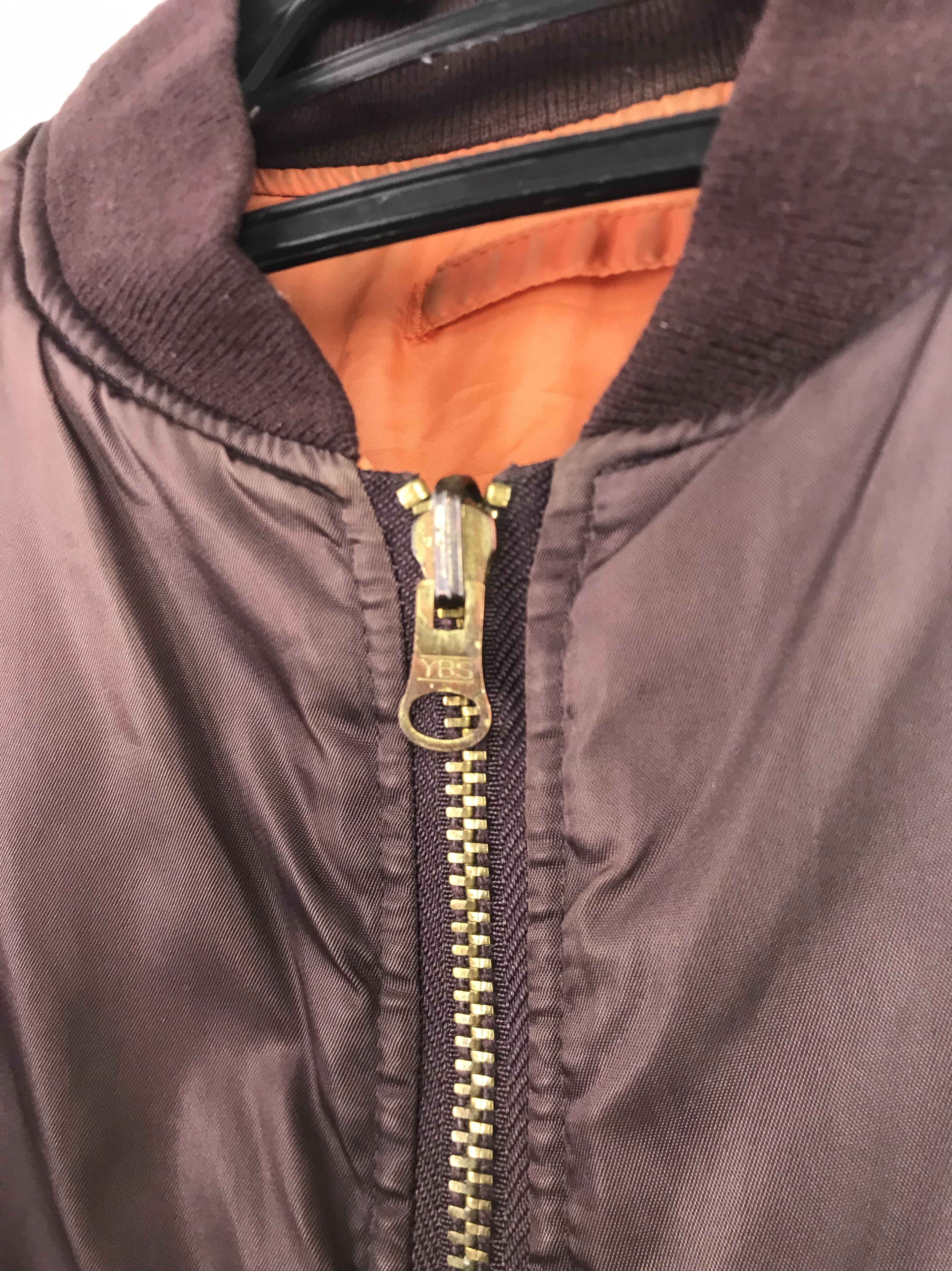 Japanese Brand Vintage Maroon Bomber Jacket Sunfaded Distressed Size US XXL / EU 58 / 5 - 12 Thumbnail