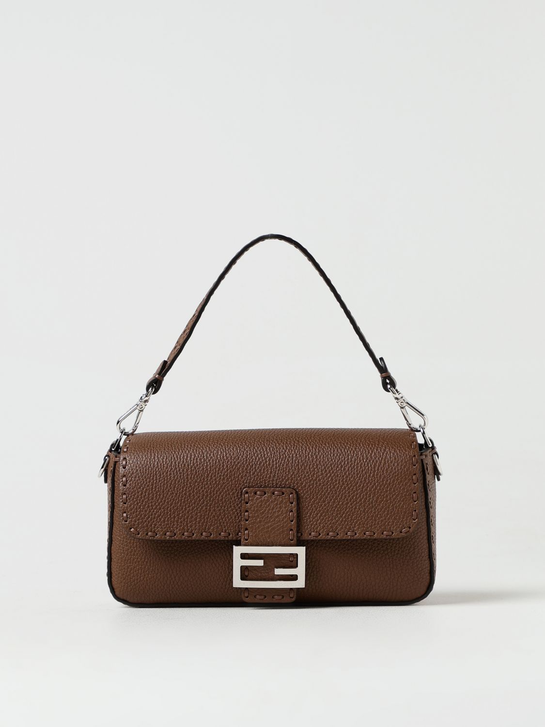 image of Fendi Shoulder Bag Woman Beige, Women's