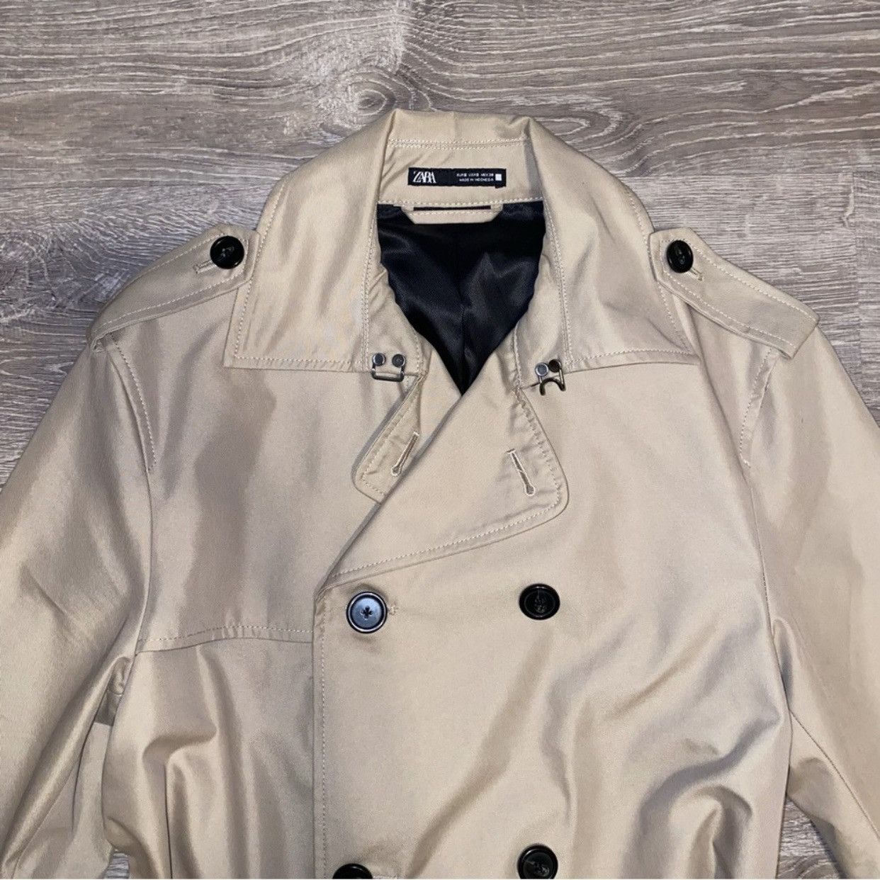 Zara Zara Double Breasted Trench Coat Size US S / EU 44-46 / 1 - 5 Thumbnail