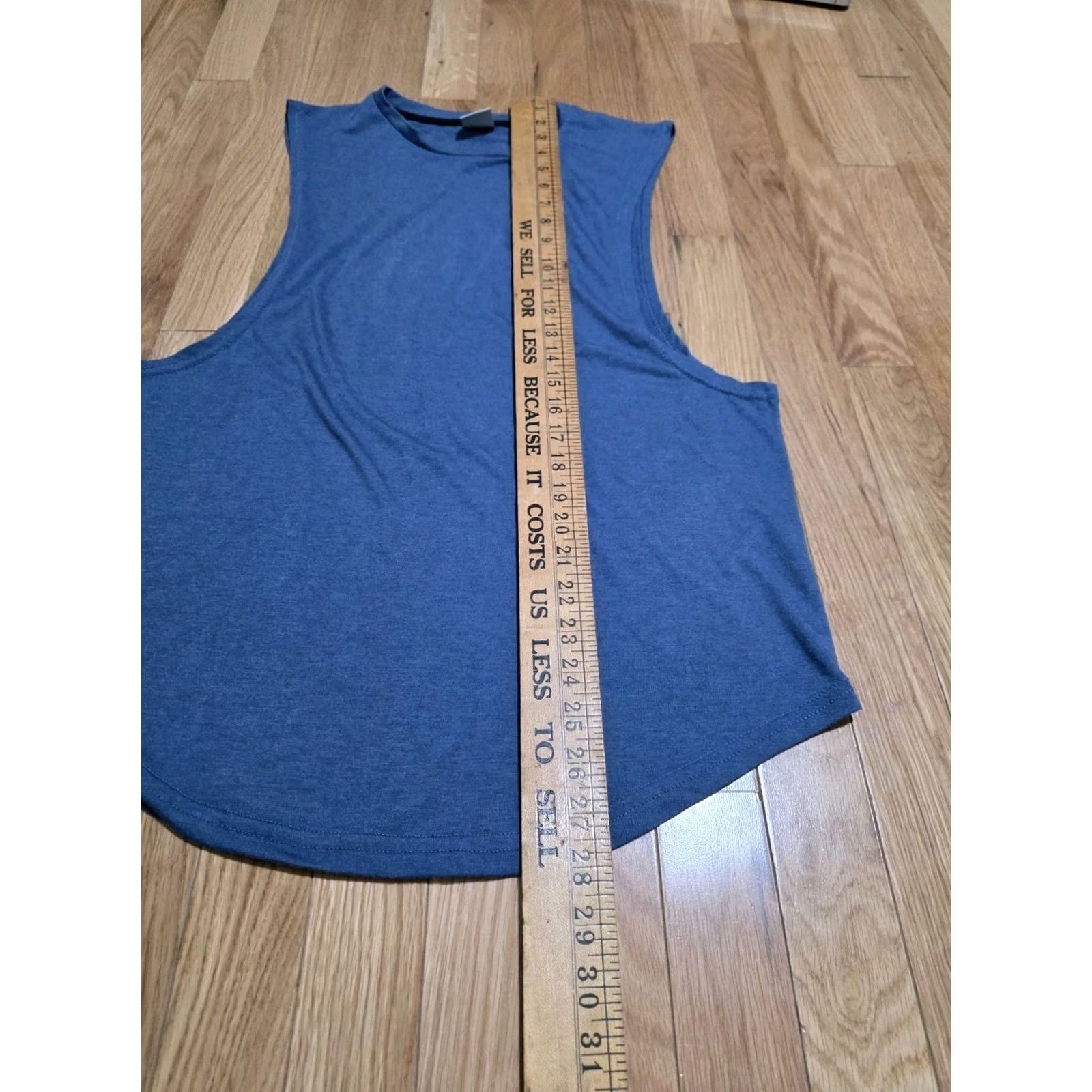 Vintage GYM REVOLUTION Men's Tank Shirt Workout Fitness Blue Medium M Size US M / EU 48-50 / 2 - 6 Thumbnail