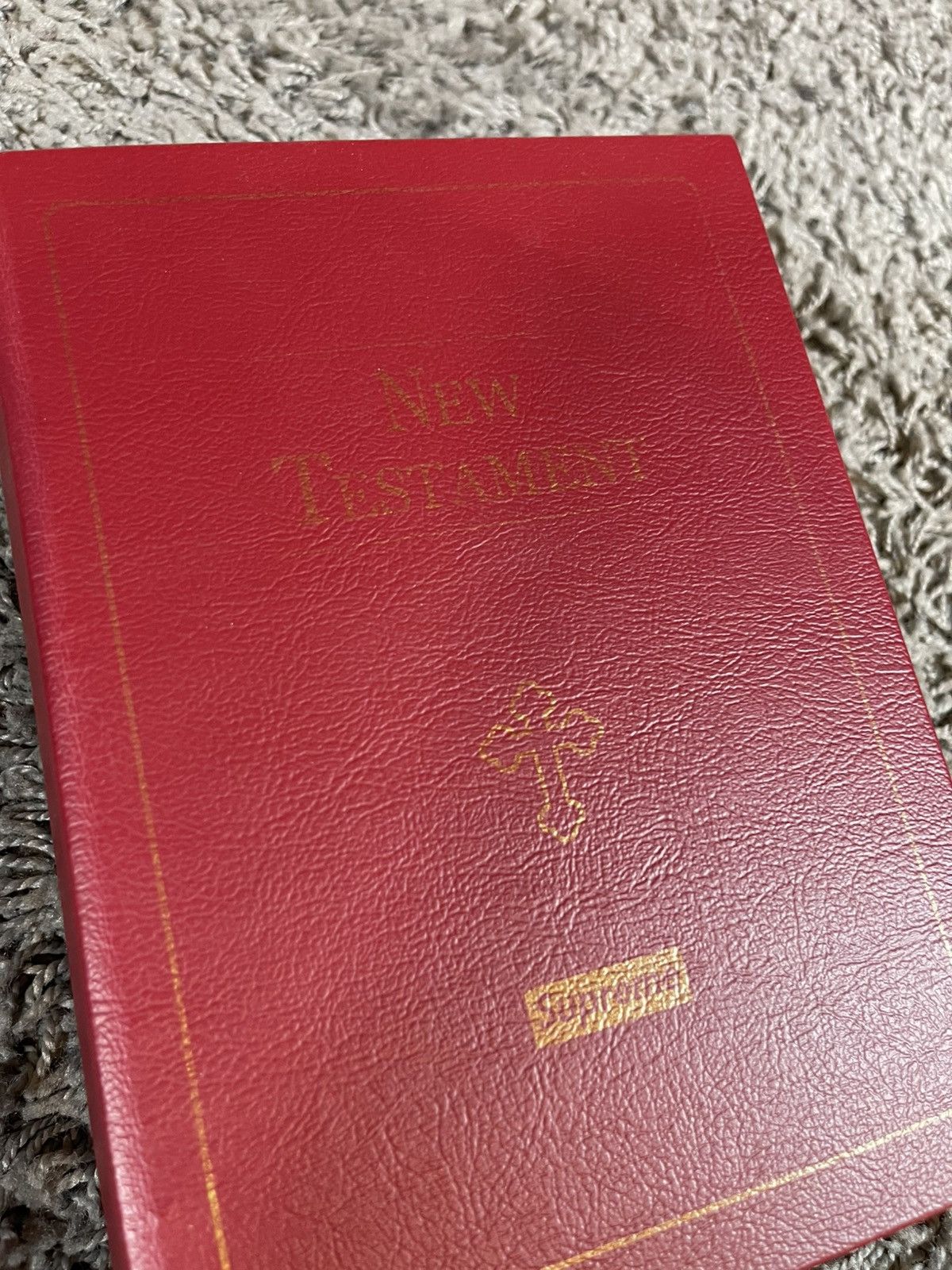 2013FW Supreme Bible Stash New Testament Storage Box