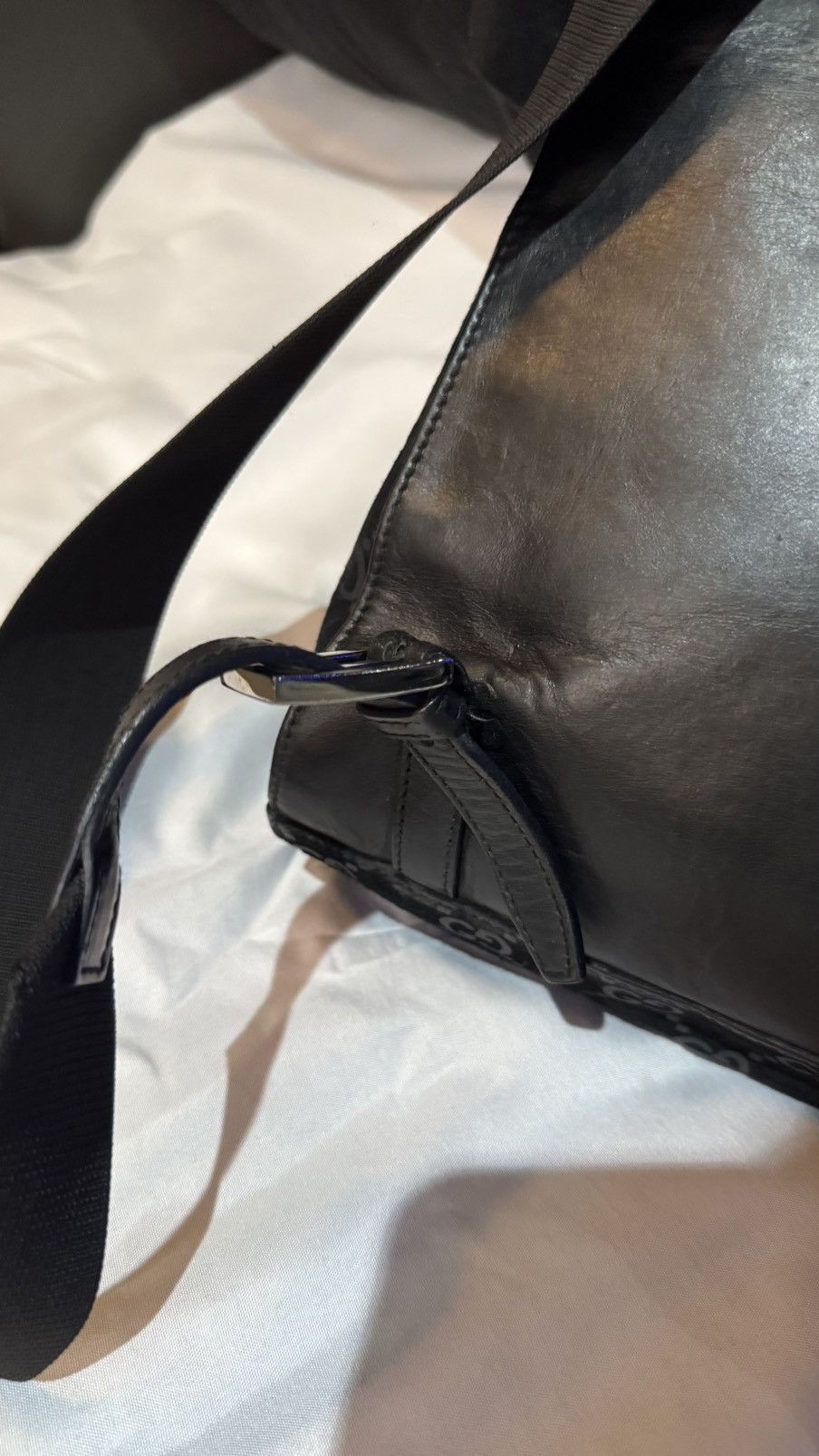 Gucci GUCCI Jackie / Backpack / Suede / Black / GG pattern Size ONE SIZE - 10 Thumbnail
