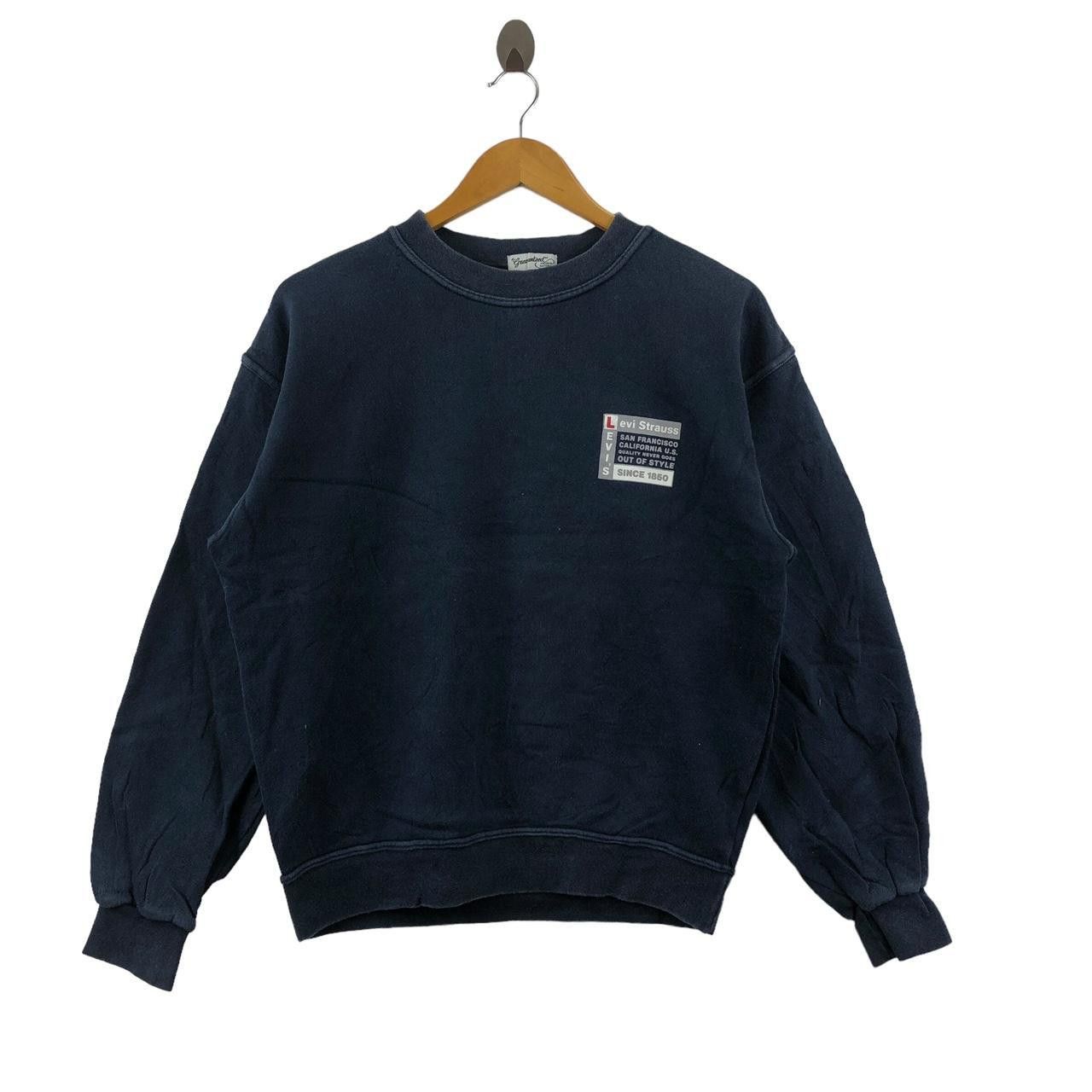 Levi's Vintage LEVI’S STRAUSS Box Logo Made In Japan Sweatshirt Size US M / EU 48-50 / 2 - 2 Thumbnail