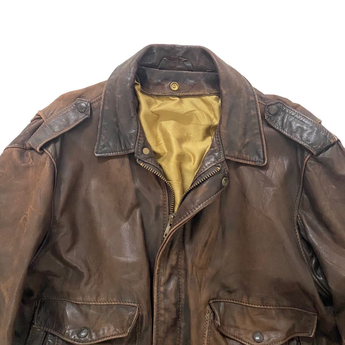 Schott ☀️Vintage Schott leather jacket size 44 Size US M / EU 48-50 / 2 - 6 Thumbnail