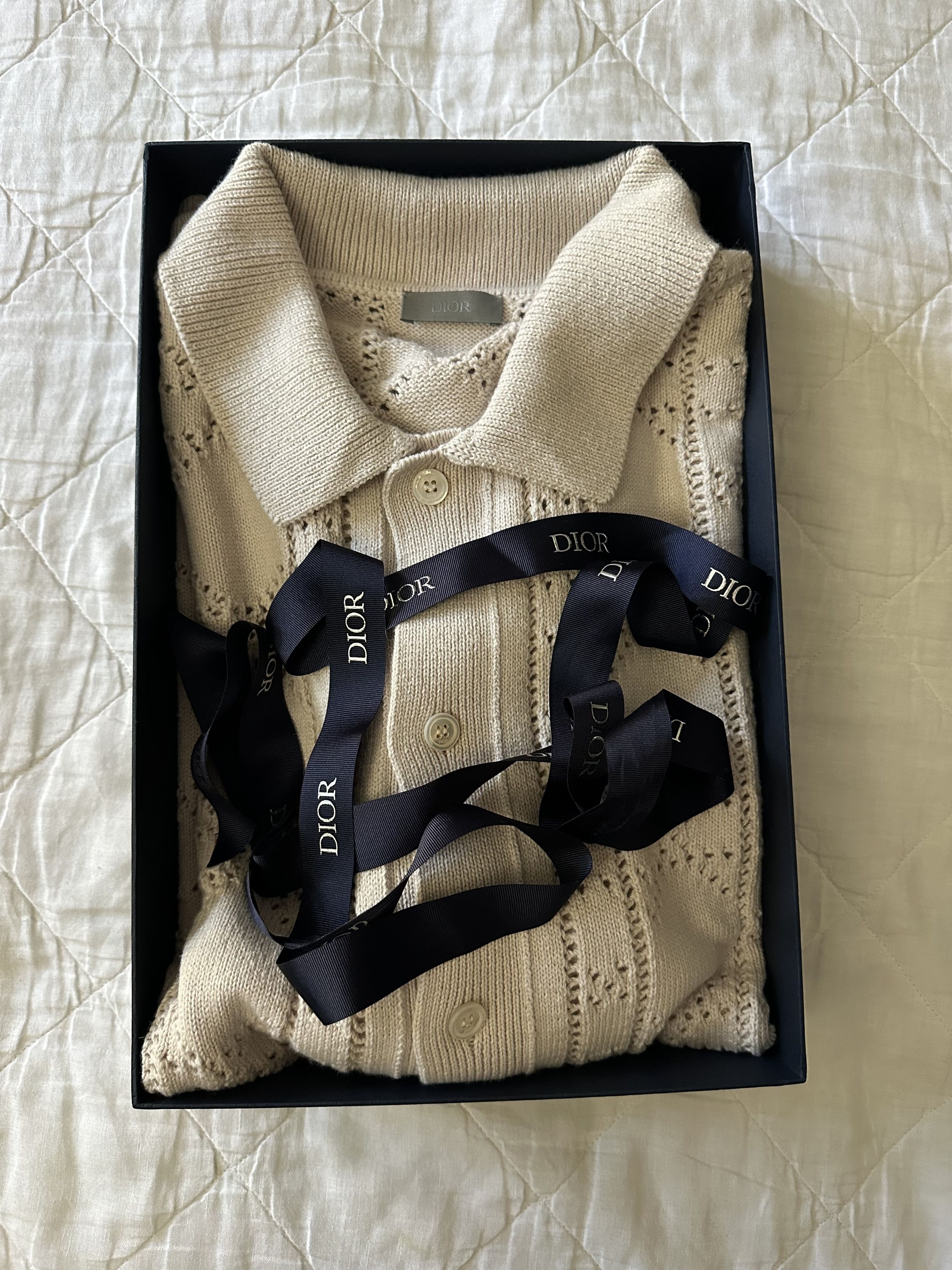 Dior Christian Dior Cashmere Cannage Shirt Size US XXL / EU 58 / 5 - 5 Thumbnail