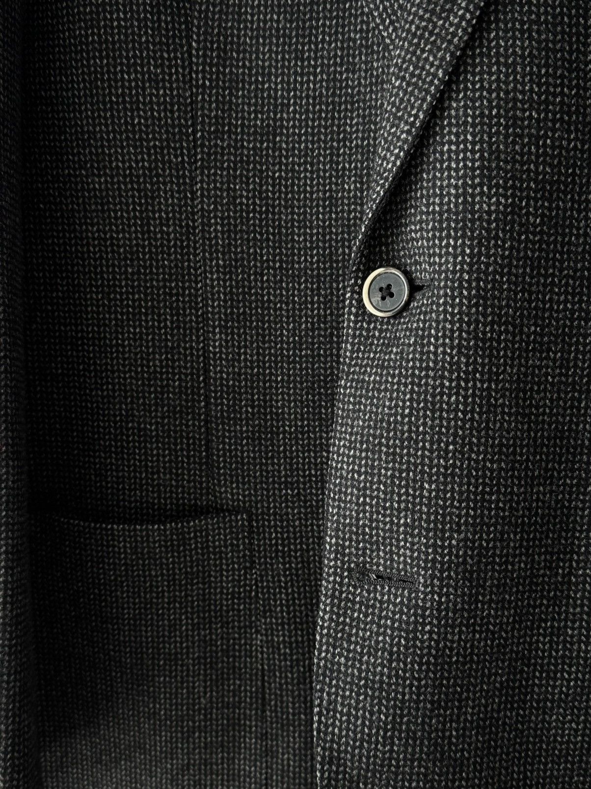Corneliani Corneliani Wool & Cashmere Two Button Sport Black Jacket Size 42R - 4 Thumbnail