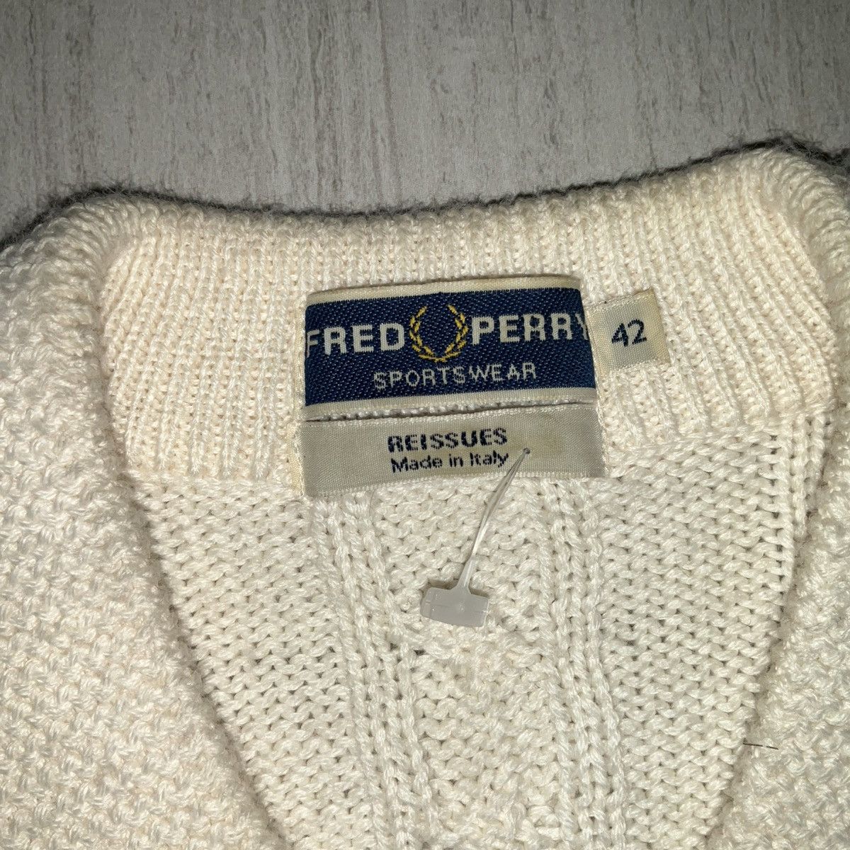 Fred Perry Fred Perry Cable Knit Sweater Size US L / EU 52-54 / 3 - 5 Thumbnail