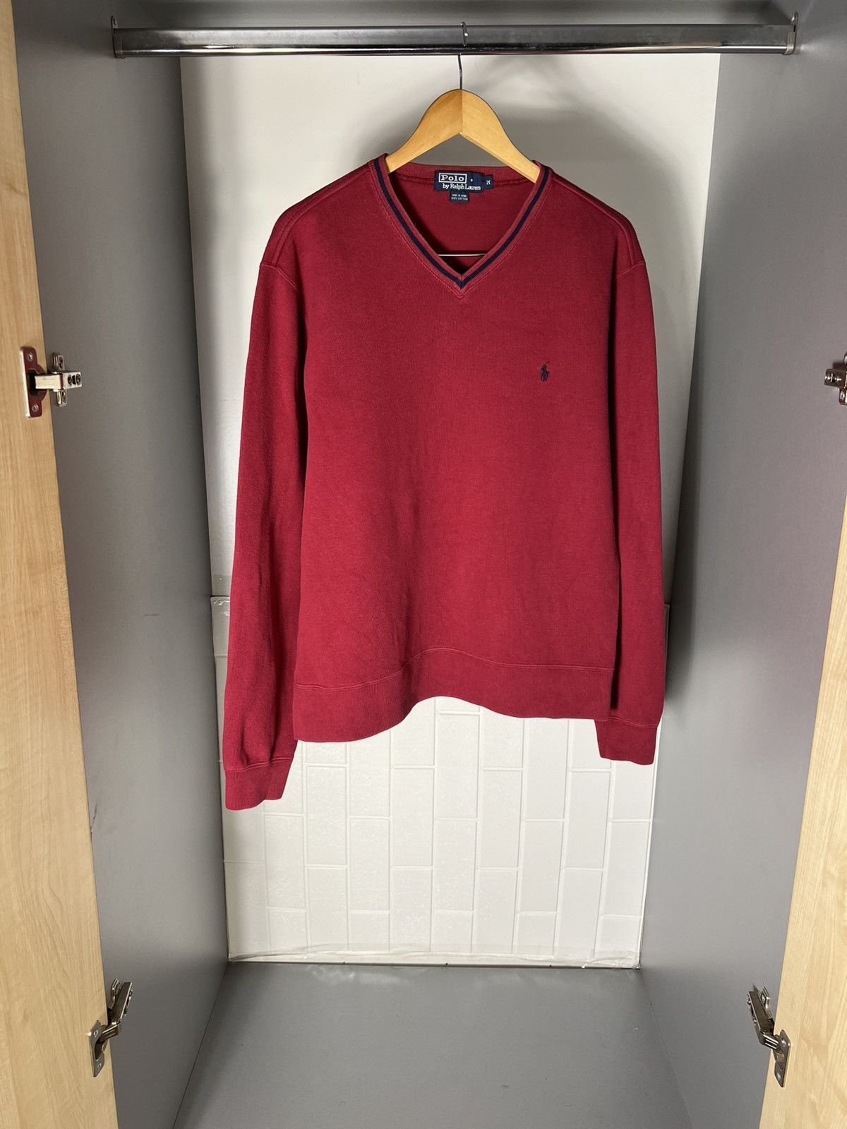Polo Ralph Lauren VINTAGE POLO RALPH LAUREN RETRO SWEATER DESIGNER DELUX 90s Size US M / EU 48-50 / 2 - 2 Thumbnail