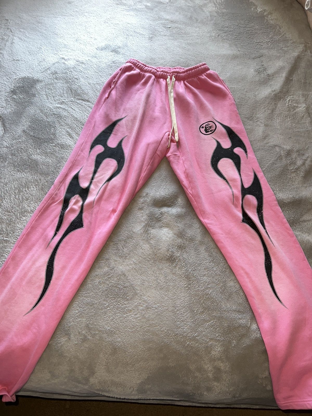 image of Hellstar Sweats in Pink, Men's (Size 30)