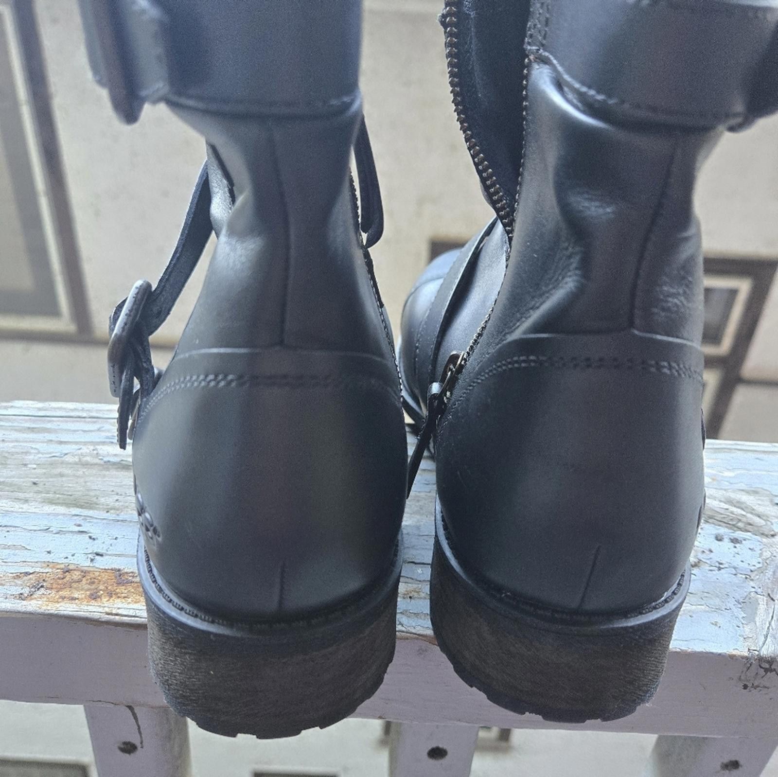 Ugg UGG Australia Leather Moto Zip Boots Sz WMS 10 Size US 10 / IT 40 - 4 Thumbnail