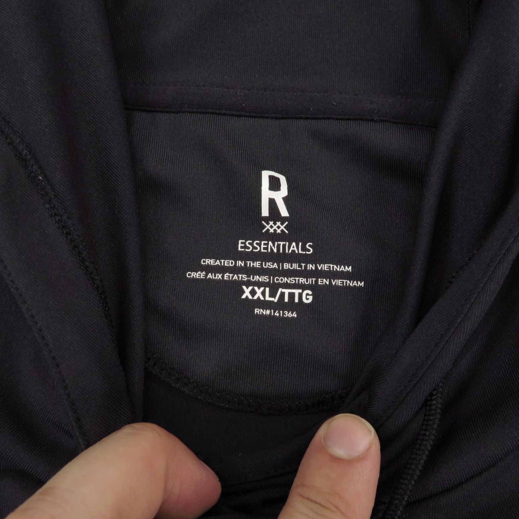 Rhone Rhone Hoodie Mens 2XL Black Performance Essentials Training Celtic Pullover Gym Shirt Size US XXL / EU 58 / 5 - 4 Thumbnail