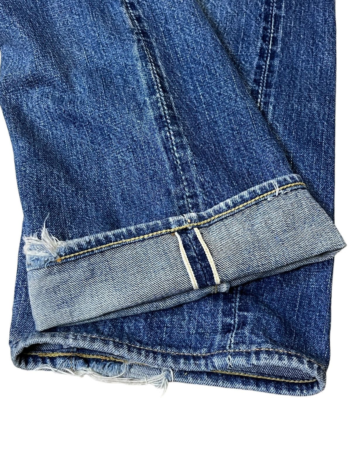 Evisu SICK🔥VINTAGE EVISU PARIS SIOTANI BROTHERS SELVEDGE JEANS Size US 36 / EU 52 - 9 Thumbnail