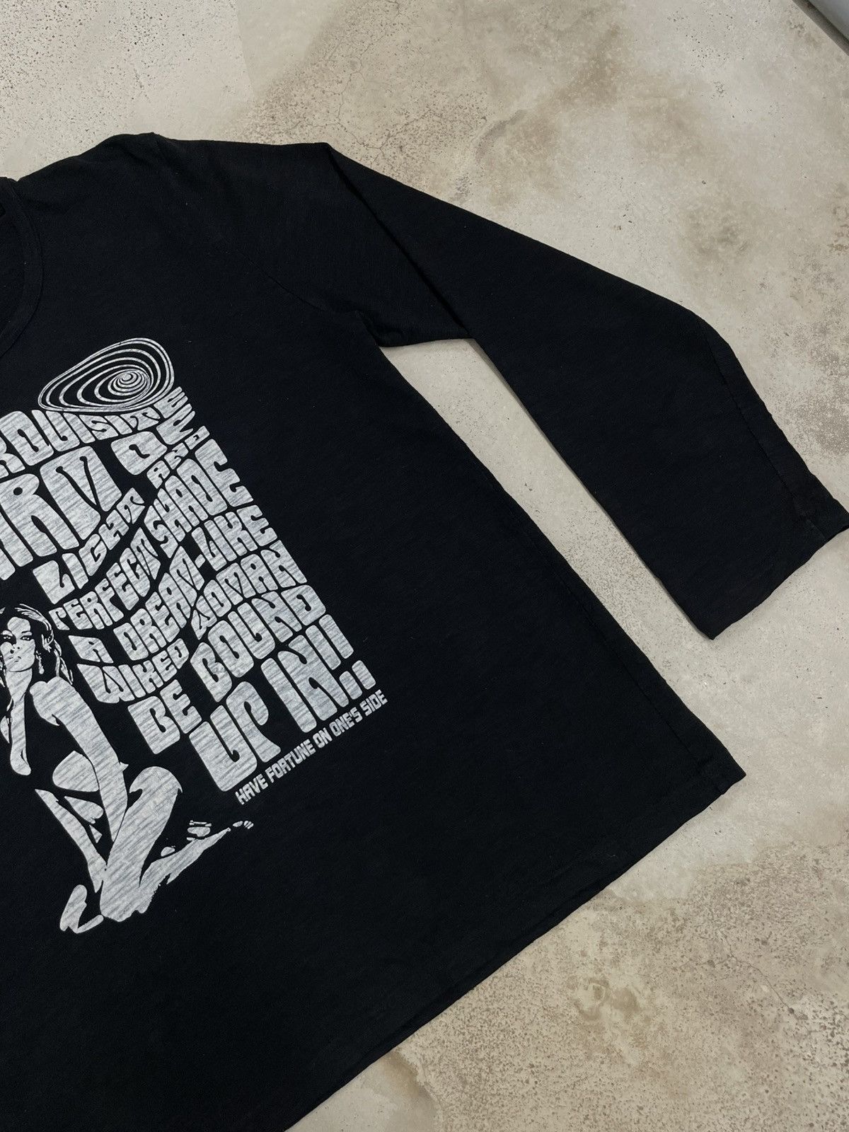 Hysteric Glamour Blue Strive Hysteric Girl Y2K Have Fortune Wording Size US L / EU 52-54 / 3 - 3 Thumbnail