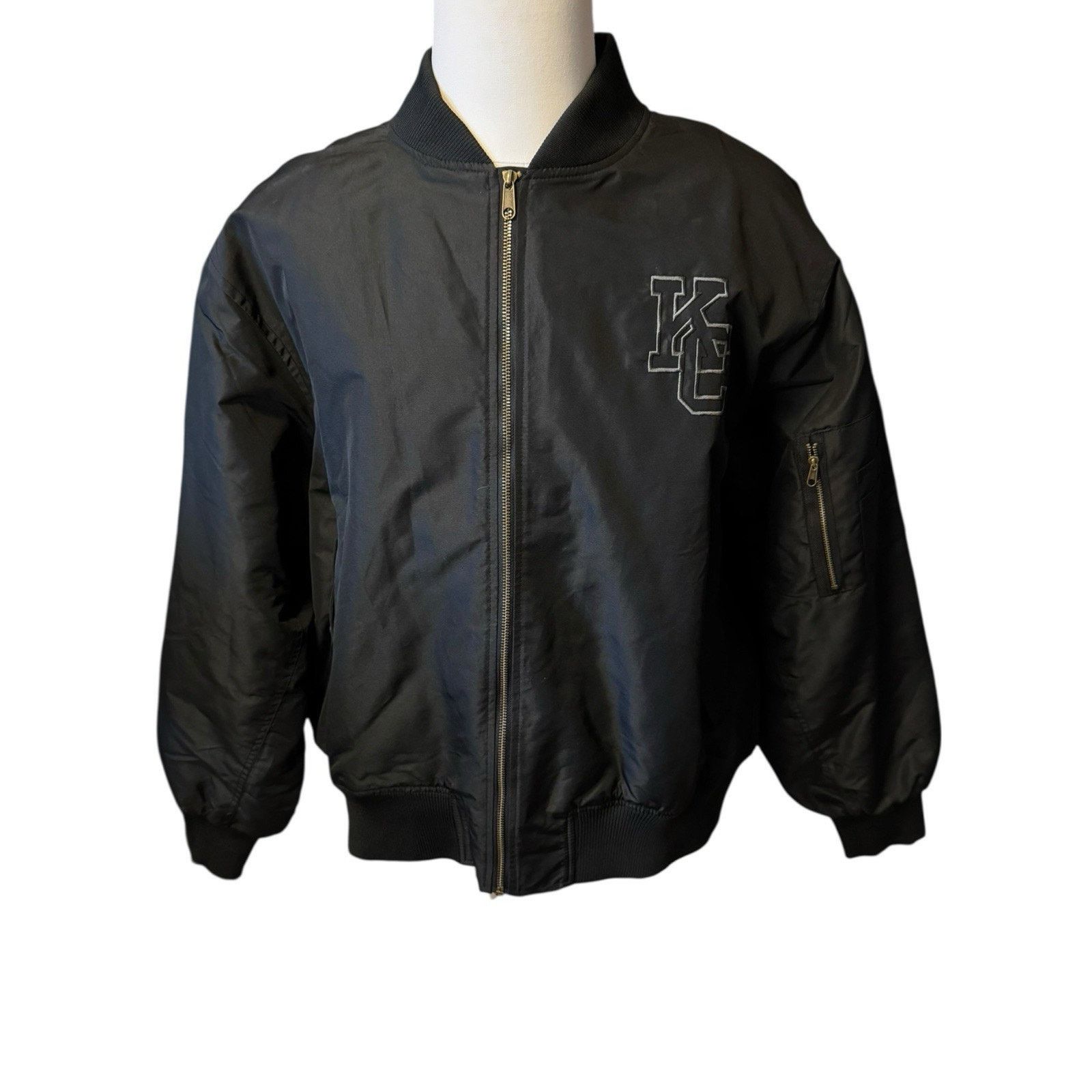 Other CHERRY CO KC Varsity Bomber Jacket 2XL Black Kansas City Size US XXL / EU 58 / 5 - 1 Thumbnail