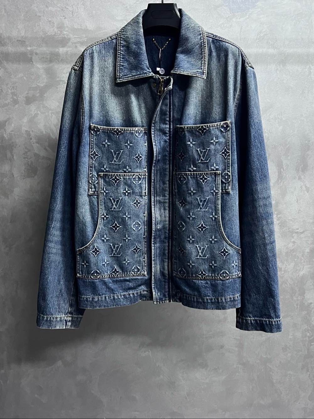 Louis Vuitton Louis Vuitton Craggy Monogram Denim Jacket Size 56 Size US XL / EU 56 / 4 - 1 Thumbnail